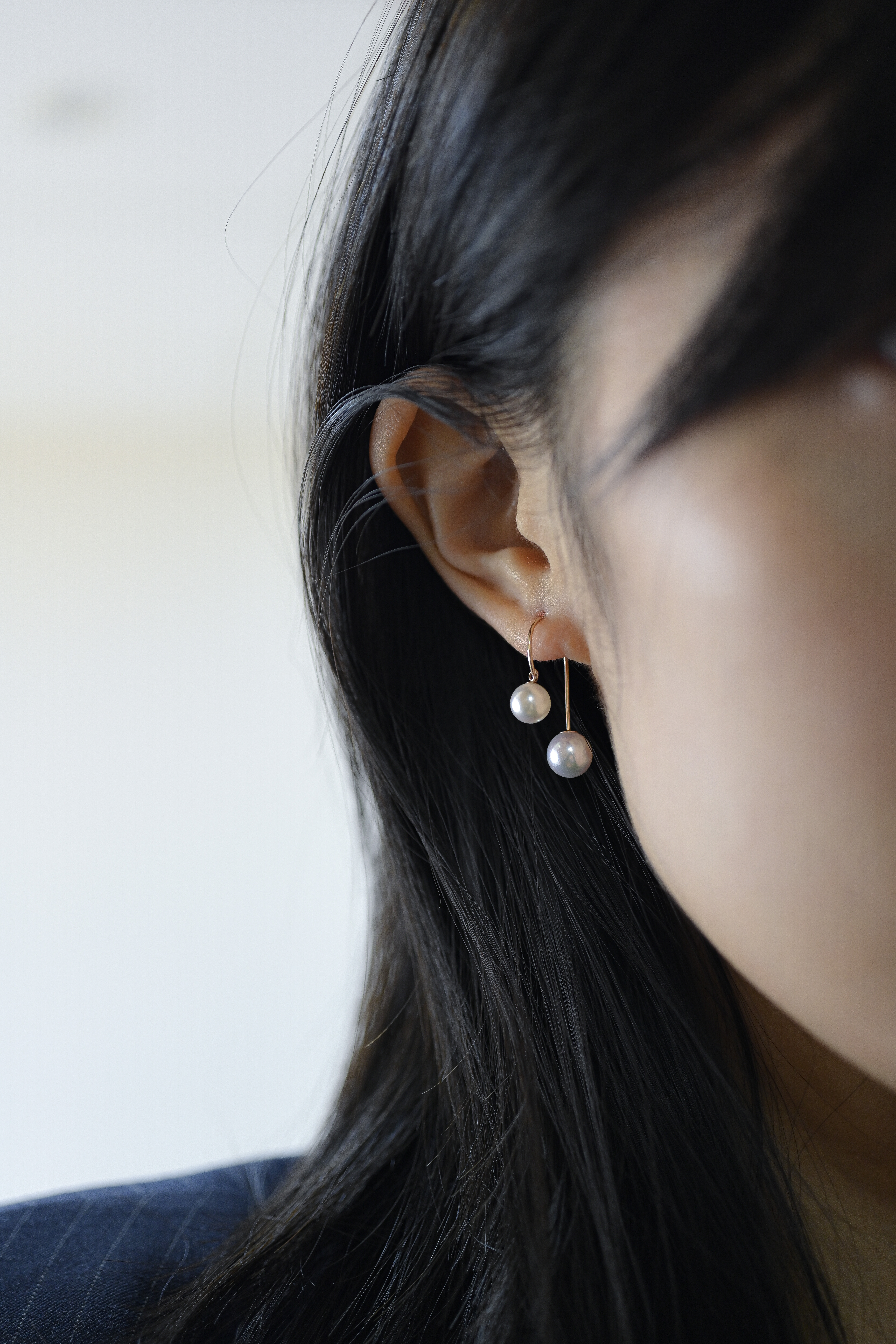 18K Oor Akoya Pearl Diamond Earring