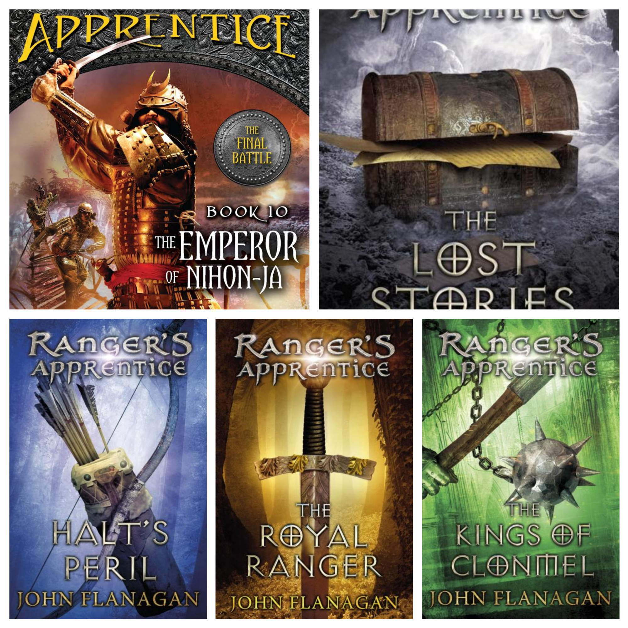 Rangers Apprentice Series 2 (Book 7-12) By John Flanagan 5 Books Collection Set - Ages 9-12 - Paperback