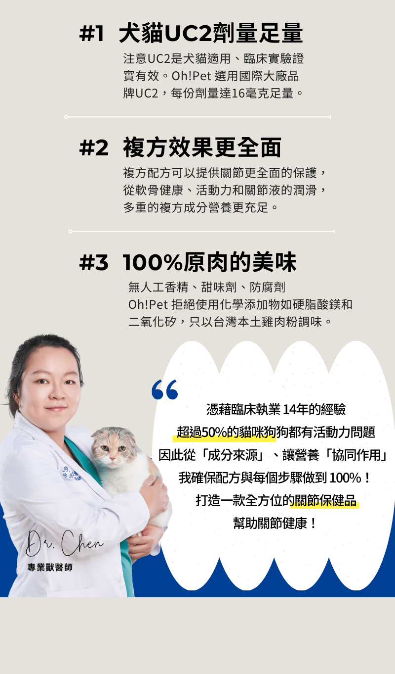 獸醫師教你如何選擇寵物關節保健