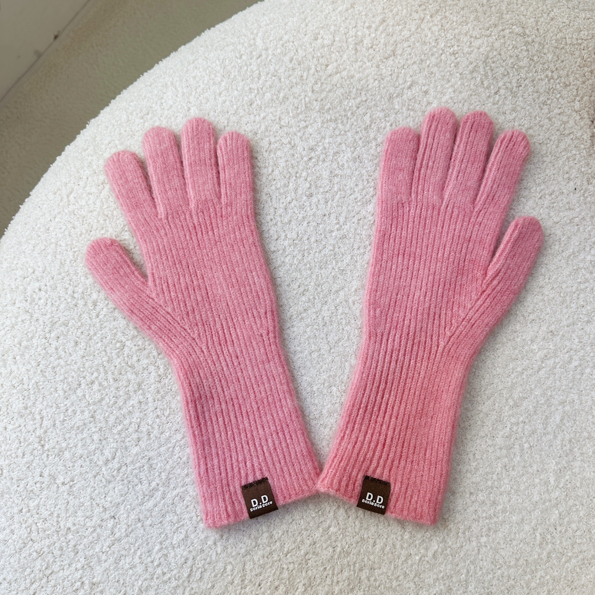 韓國簡約針織手套/四色