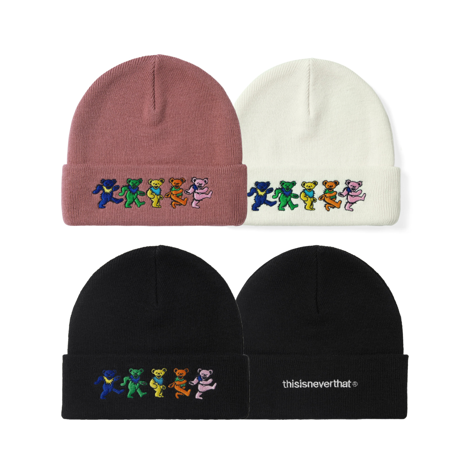 【車庫服飾】thisisneverthat Grateful Dead GD Dancing Bears Beanie
