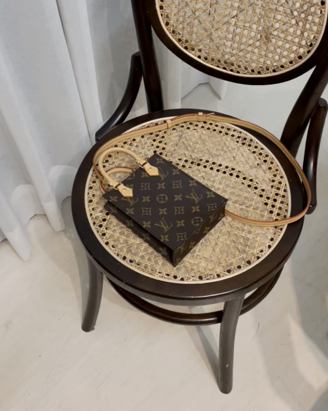 LV｜PETIT SAC PLAT 托特包 棕色老花