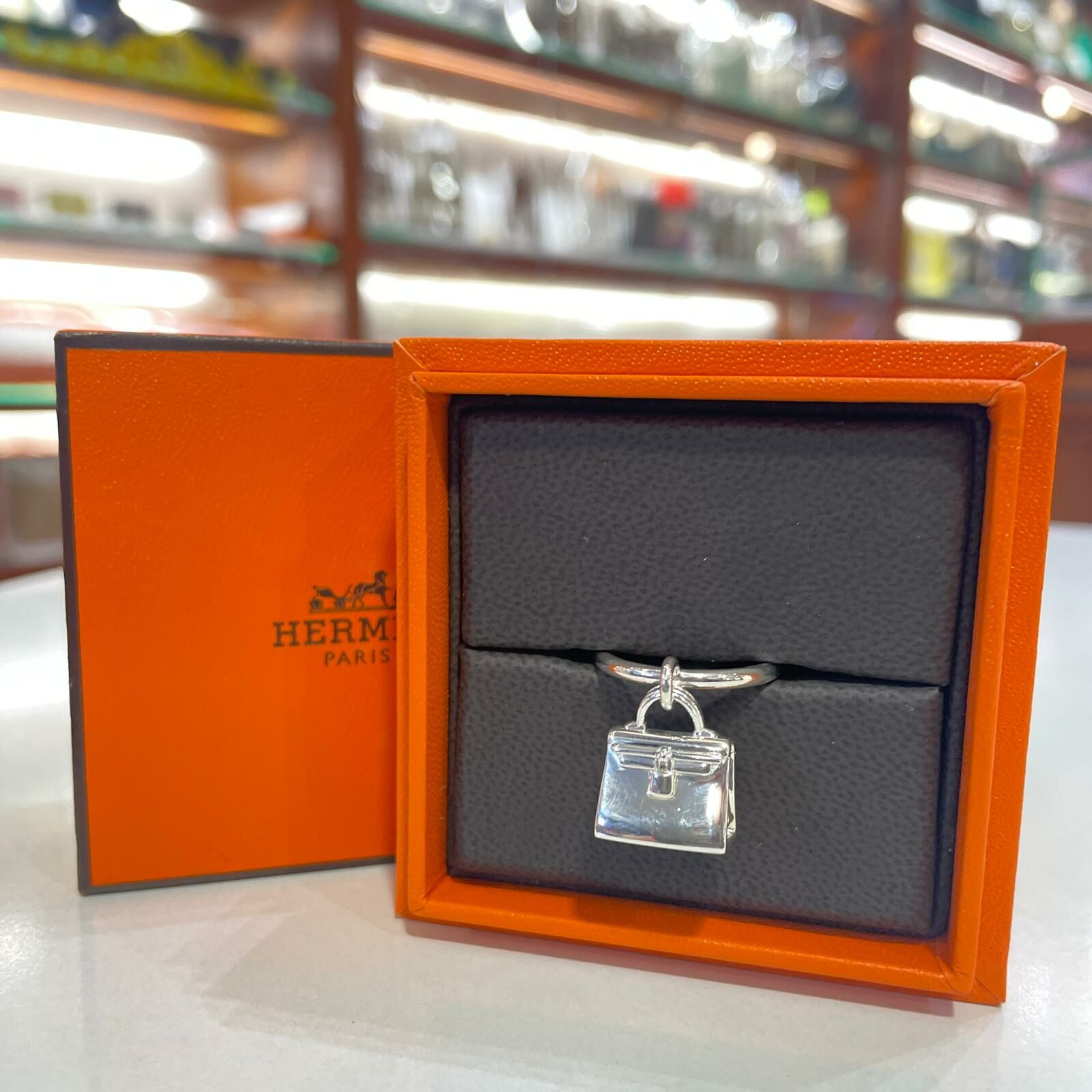 全新HERMES 戒指 51碼 KELLY RING 925純銀 #BRAND NEW #香榭站正品