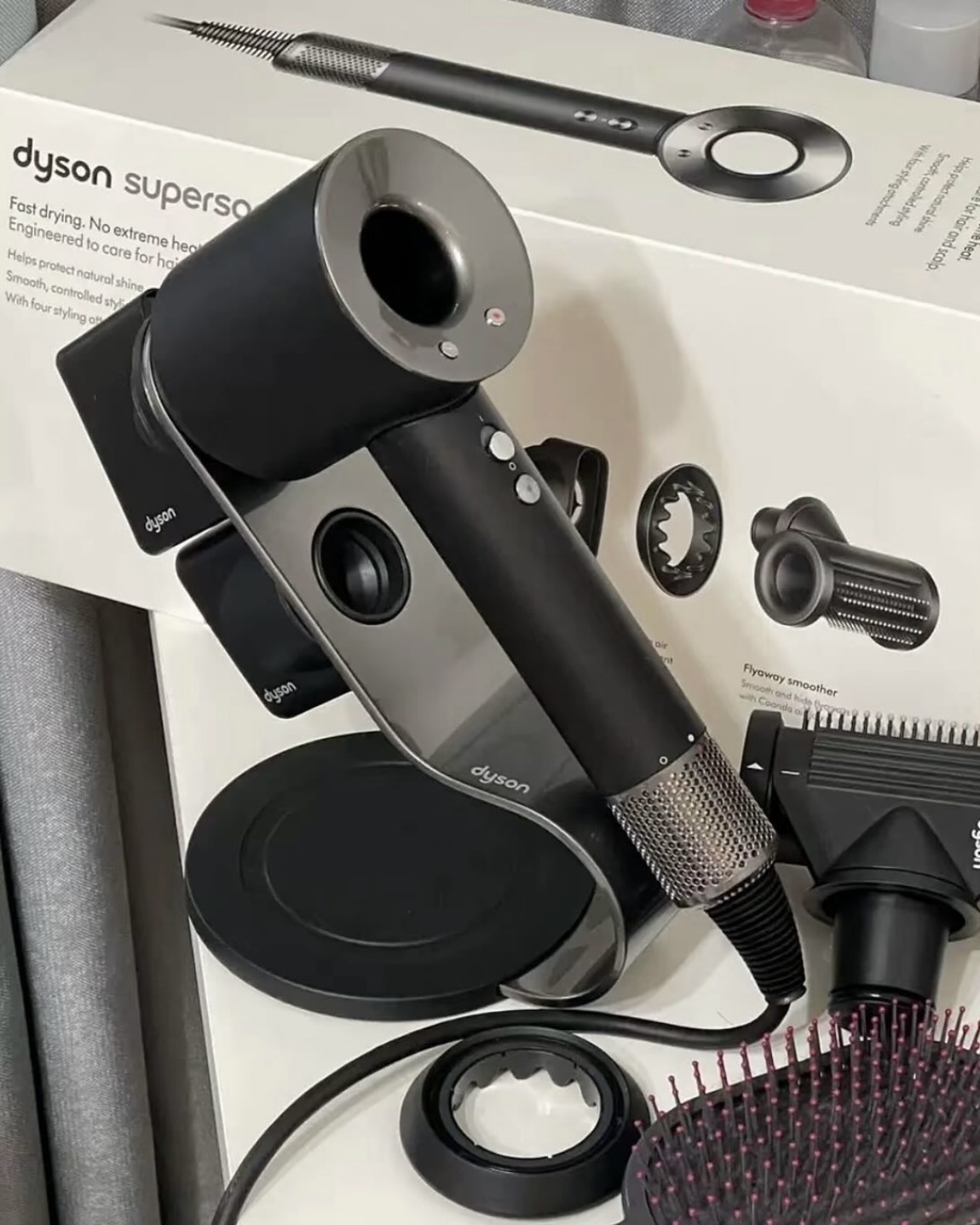 【現貨】<限時優惠!!!>Dyson Supersonic HD08 戴森 吹風機 負離子 黑銀色