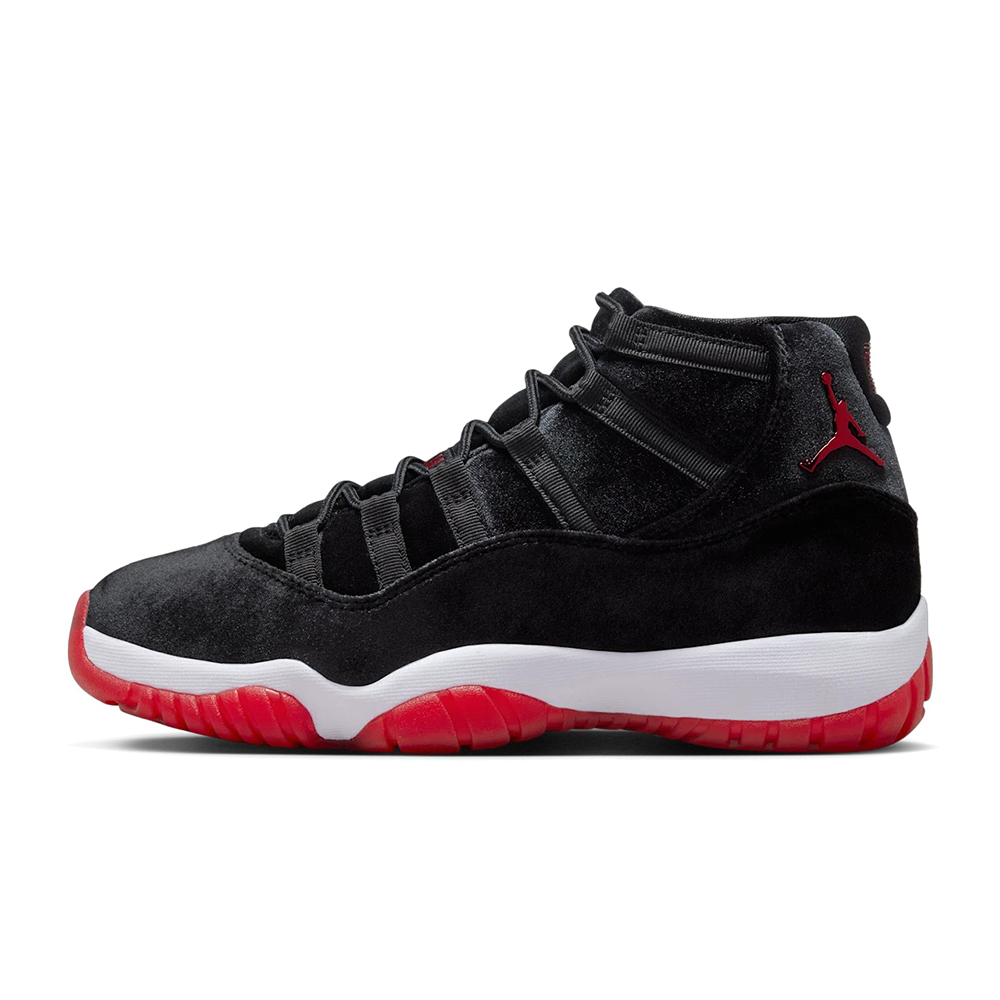 W Air Jordan 11 Bred Velvet 黑天鵝 天鵝絨 DB5457-061