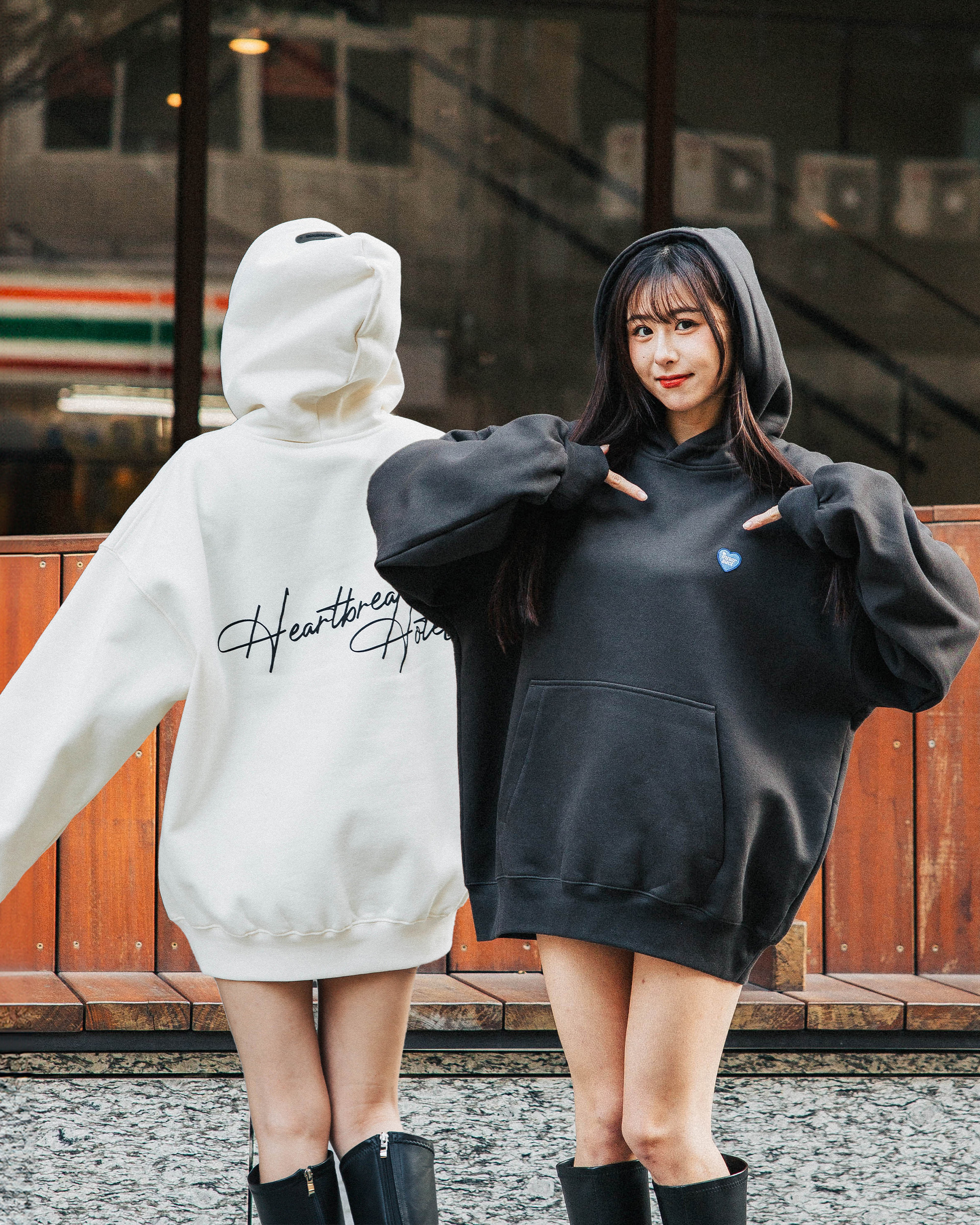 現貨 INNERSECT 三生萬物 心碎旅店 Heartbreak Hotel 帽T 落肩 厚磅【INN24FWTHD247】