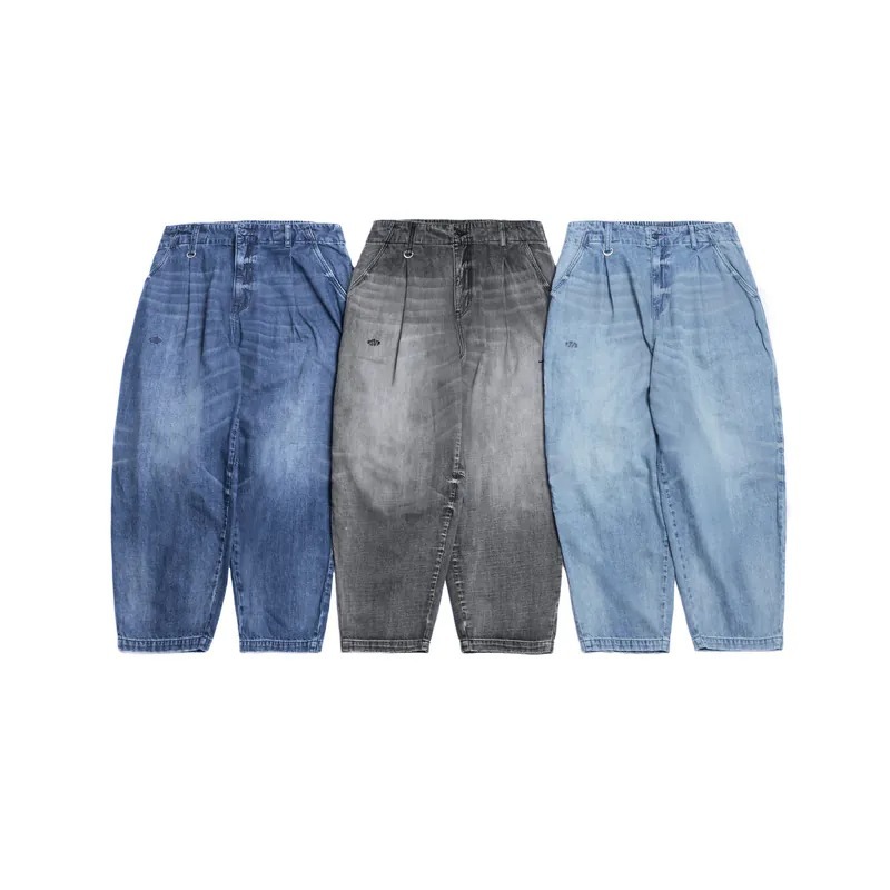 PSVR Enzyme-Stonewashed Faded Jeans