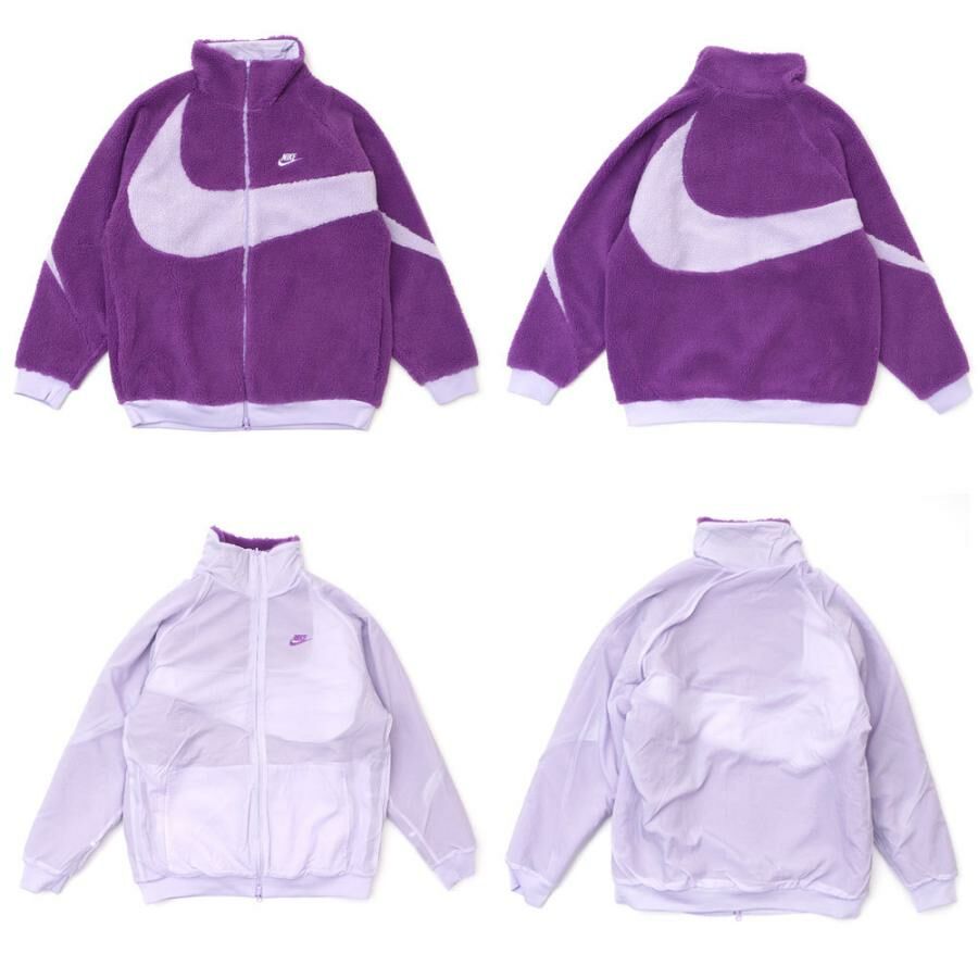 (預訂) Nike Big Swoosh Jacket - Purple (雙面)
