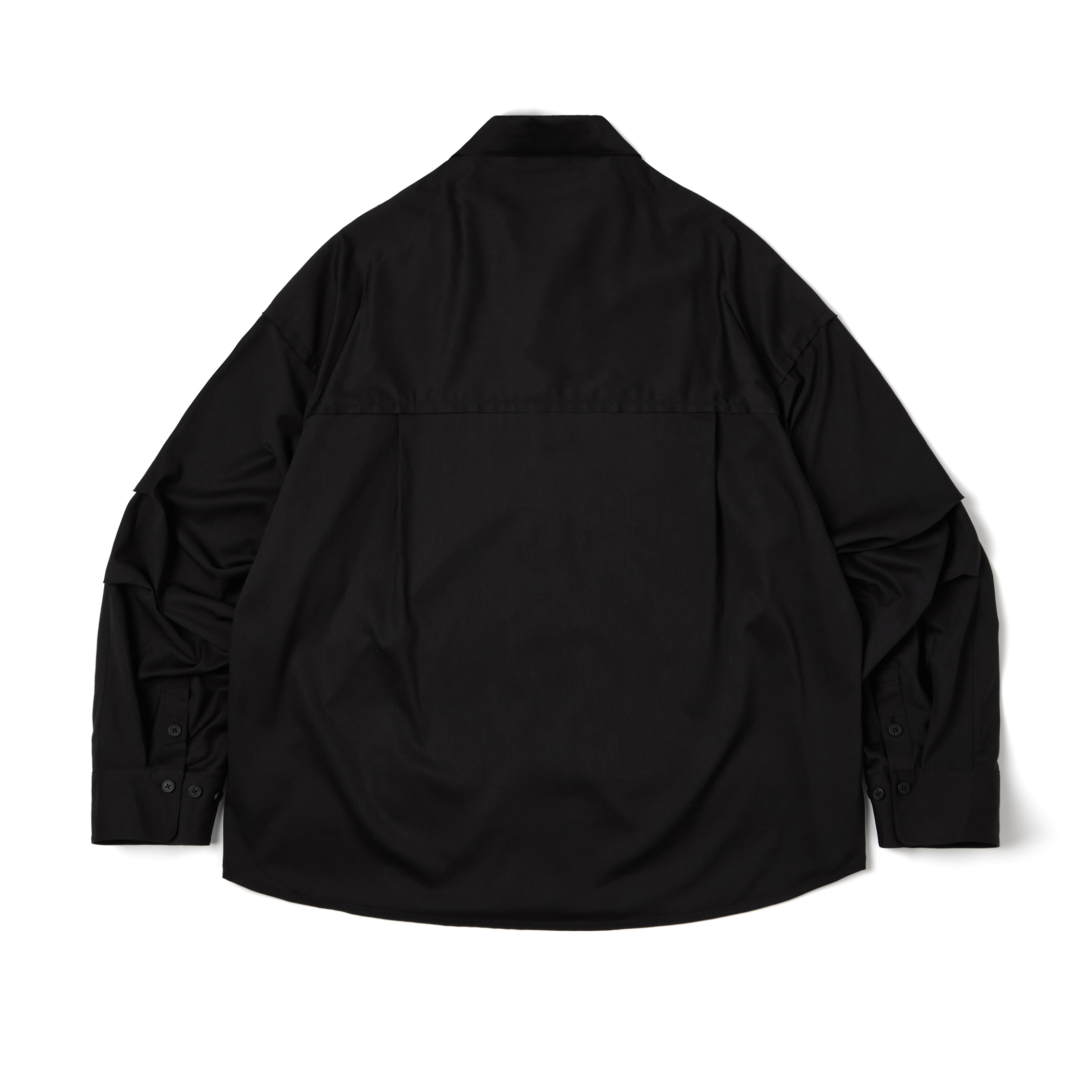 Wall of Sound -  WA07-“COBAIN” LS Pyjama Shirt - Black