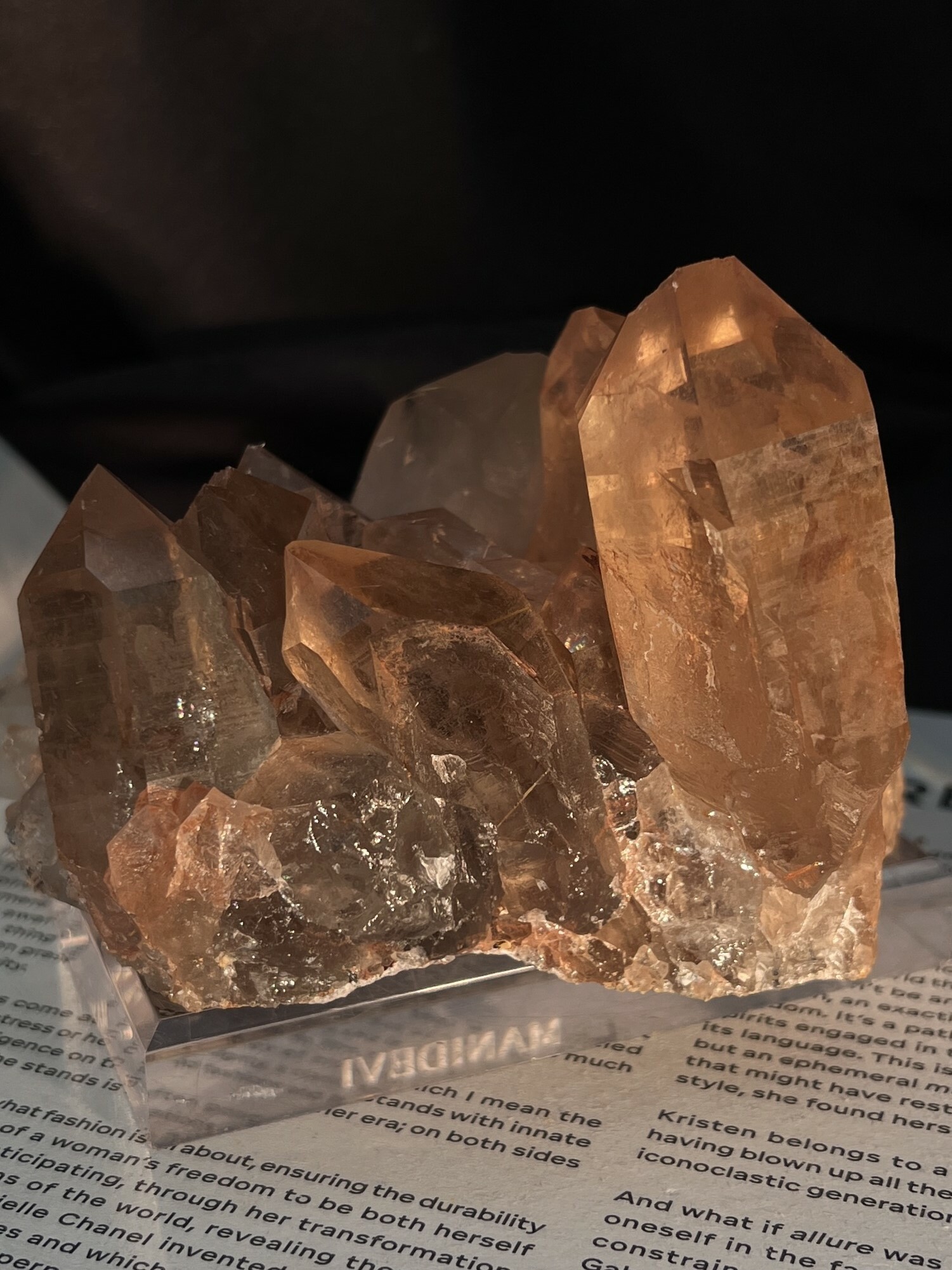 鈦晶簇 Rutilated Quartz