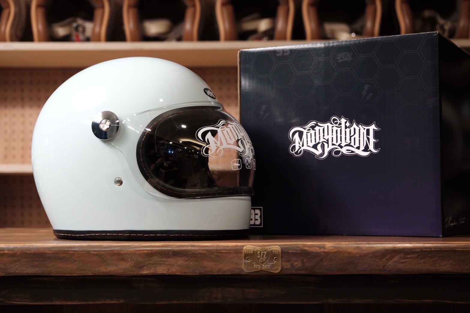 Mongolian 鎖鏡泡泡鏡樂高帽 冰川藍