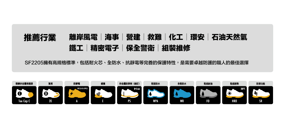 PATRONI 安全鞋 - SF2205 逆天靴