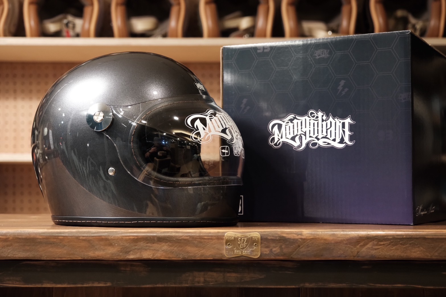 Mongolian 鎖鏡泡泡鏡樂高帽 星塵灰