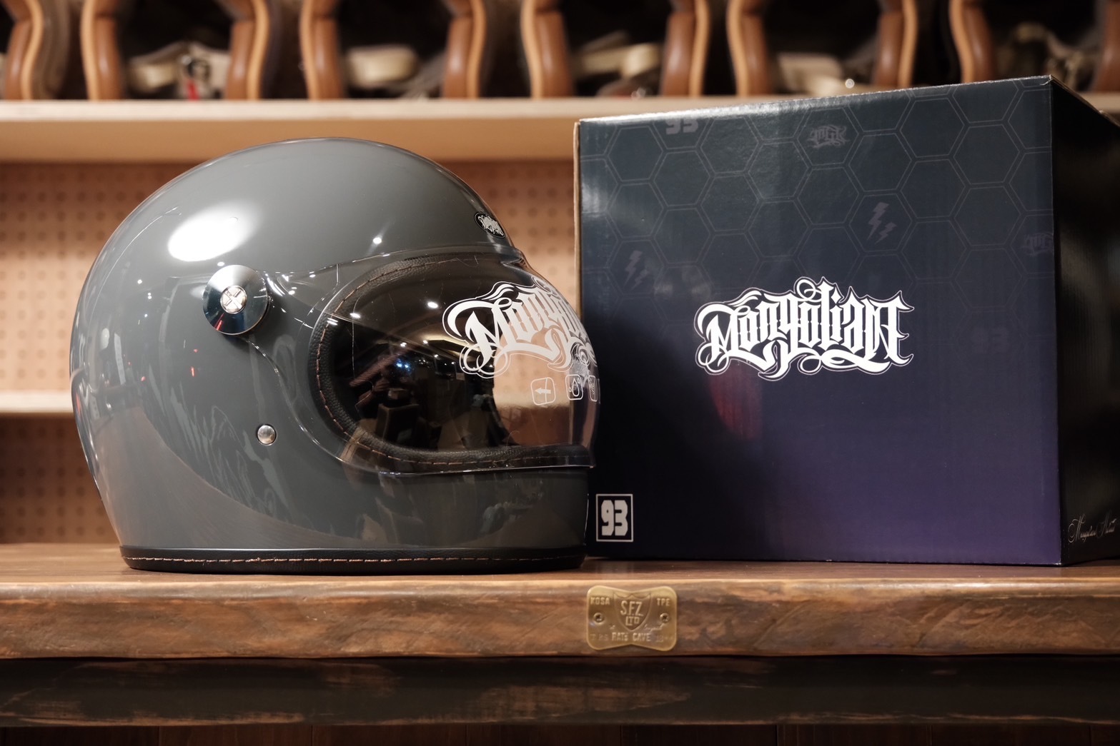 Mongolian 鎖鏡泡泡鏡樂高帽 石墨灰