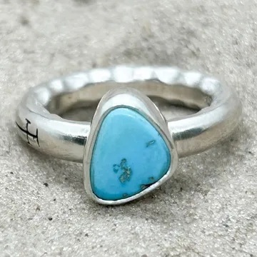 BIG BLACK MARIA (BBM) TURQUOISE CROSS RING (2) - PRE ORDER ITEM (預訂中)