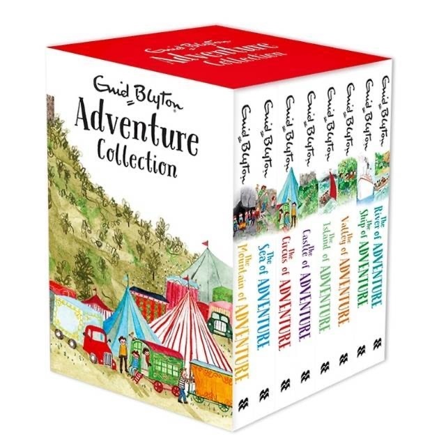 Enid Blyton Adventure Series Books 1 - 8 Collection Set (River, Circus, Ship, Mountain, Sea, Valley, Castle & Island)
