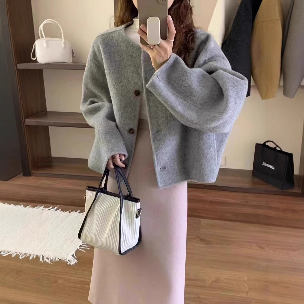 ᴷᴼᴿᴱᴬ 正韓🇰🇷百搭時尚羊毛大衣（四色）