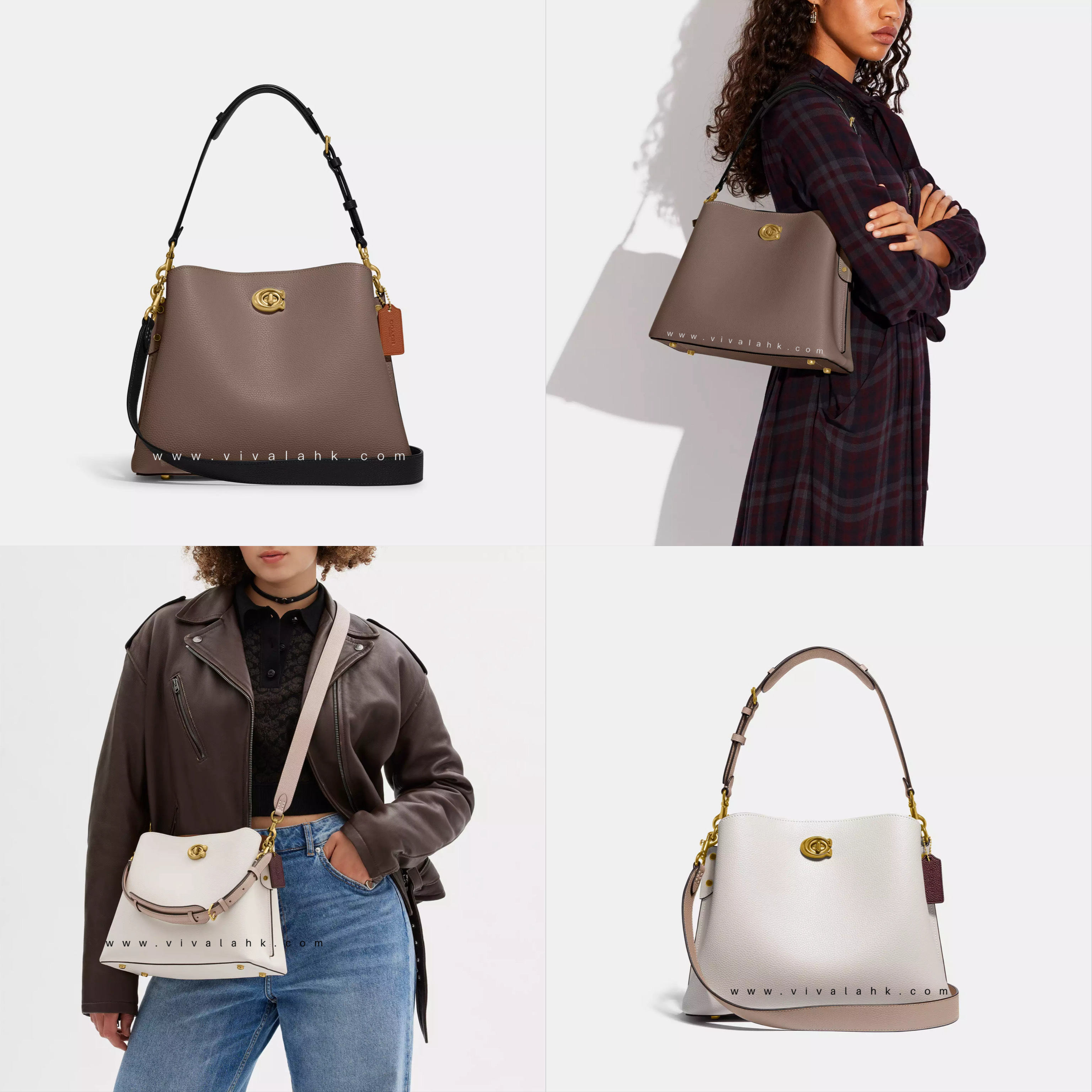 Coach - Willow Shoulder Bag (拼色) (C2590)