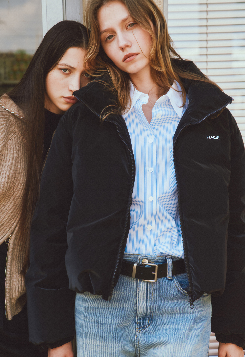 光澤感羽絨外套