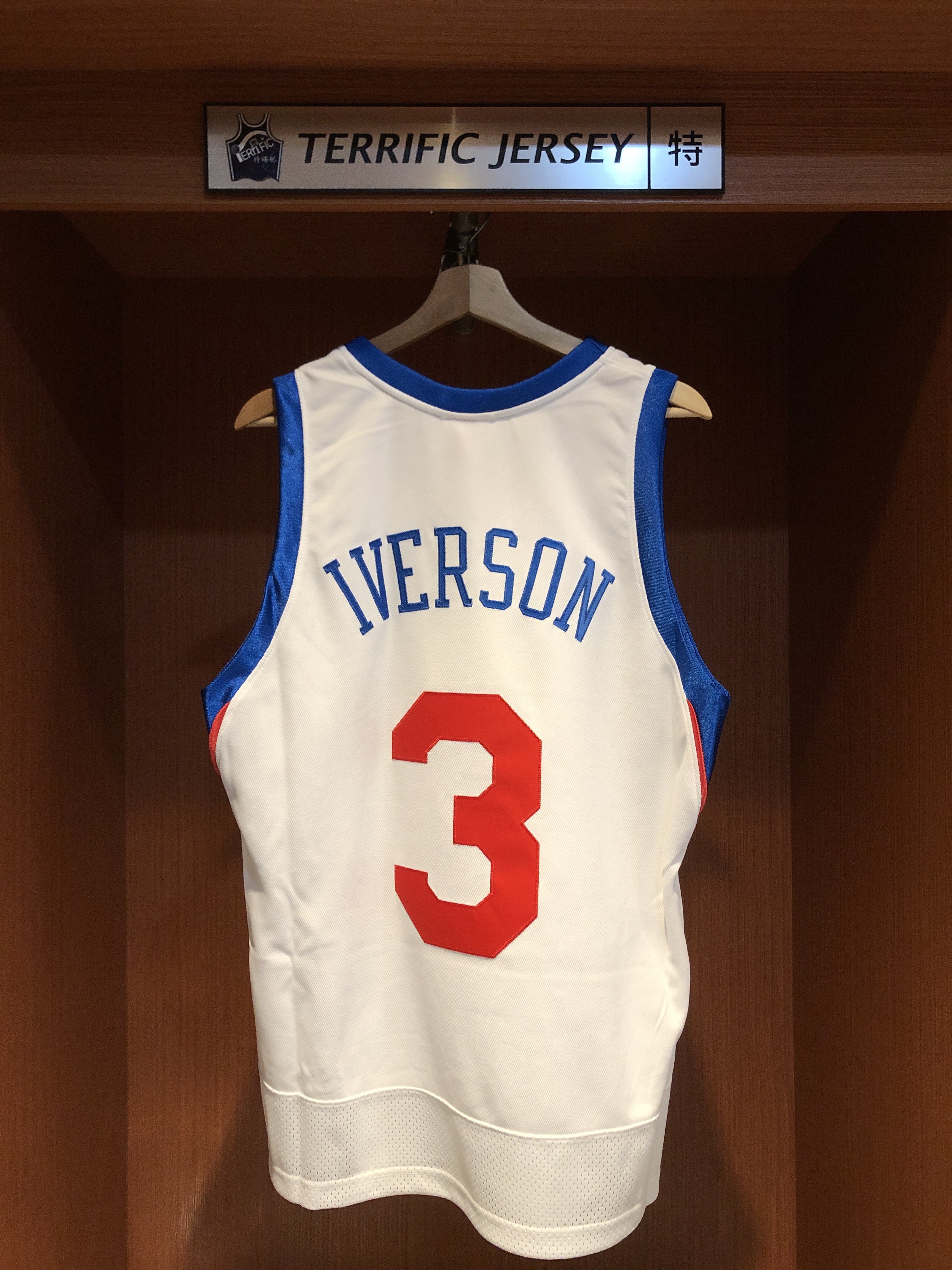NBA球衣 Allen Iverson 費城七六人白 09-10 重返費城 M&N Authentic 球員版 電繡 全新