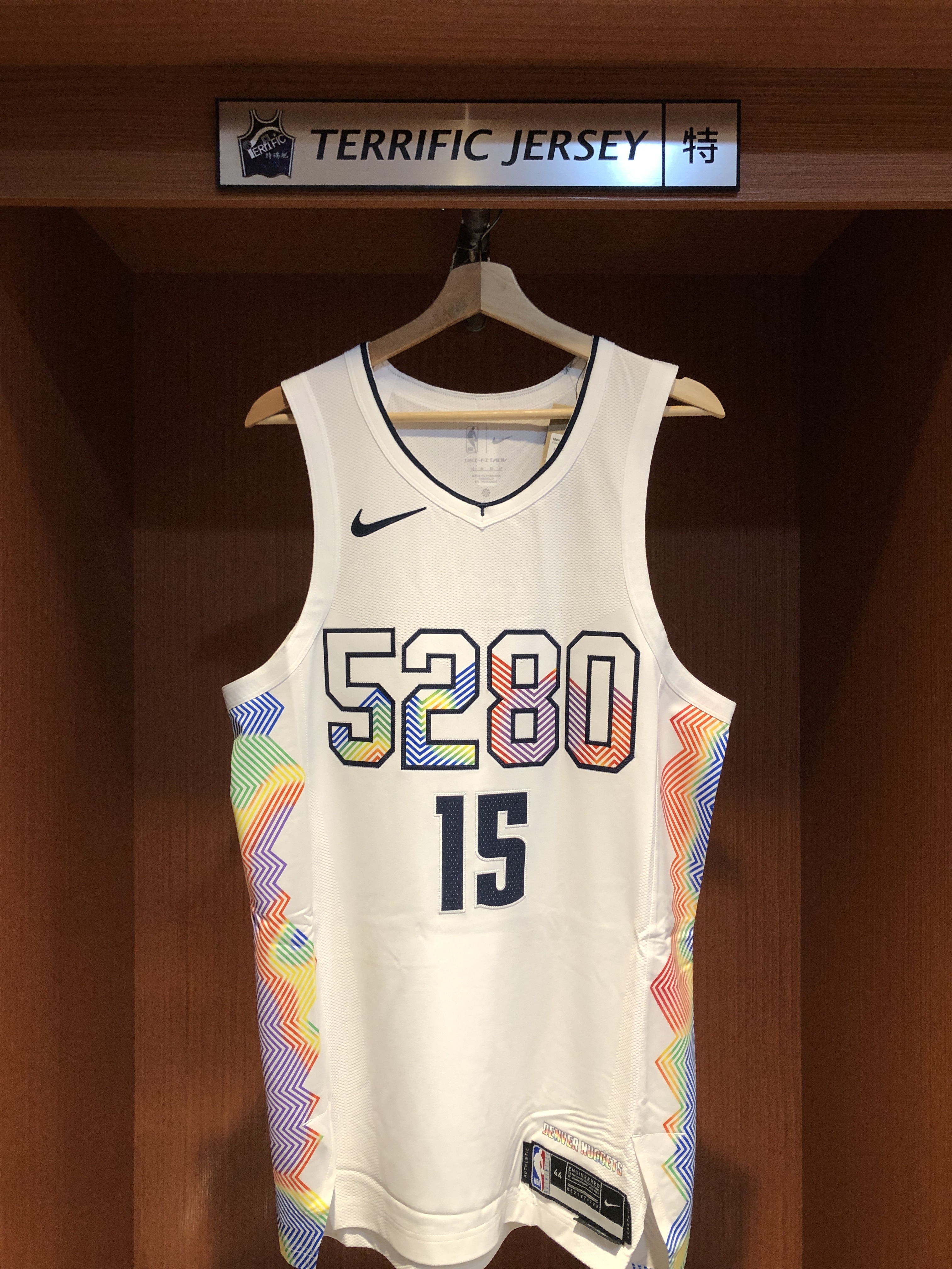 NBA球衣 Nikola Jokic 丹佛金塊城市 City Nike Authentic 球員版 電繡 全新