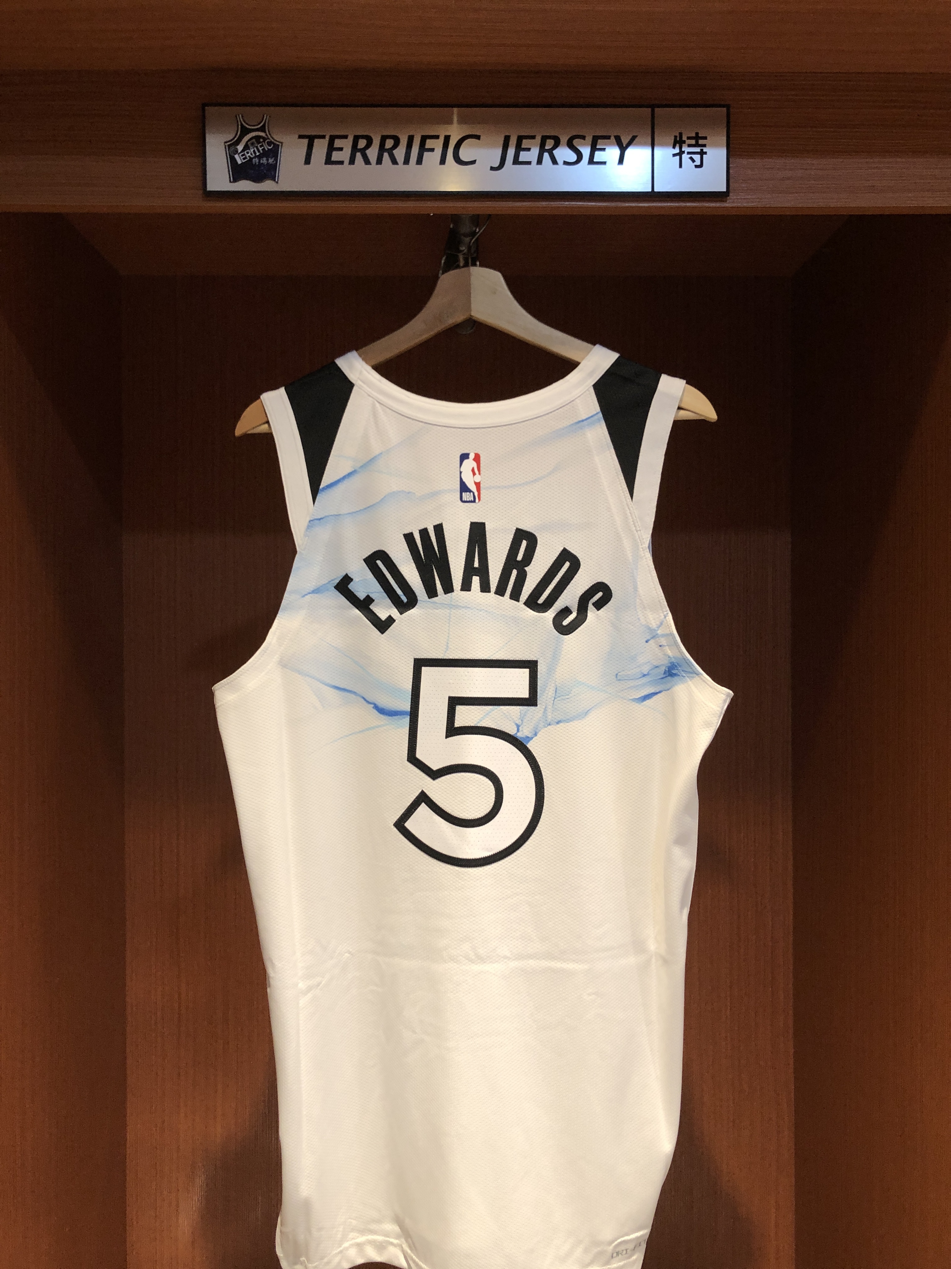 NBA球衣 Anthony Edwards 明尼蘇達灰狼城市 City Nike Authentic 球員版 電繡 全新