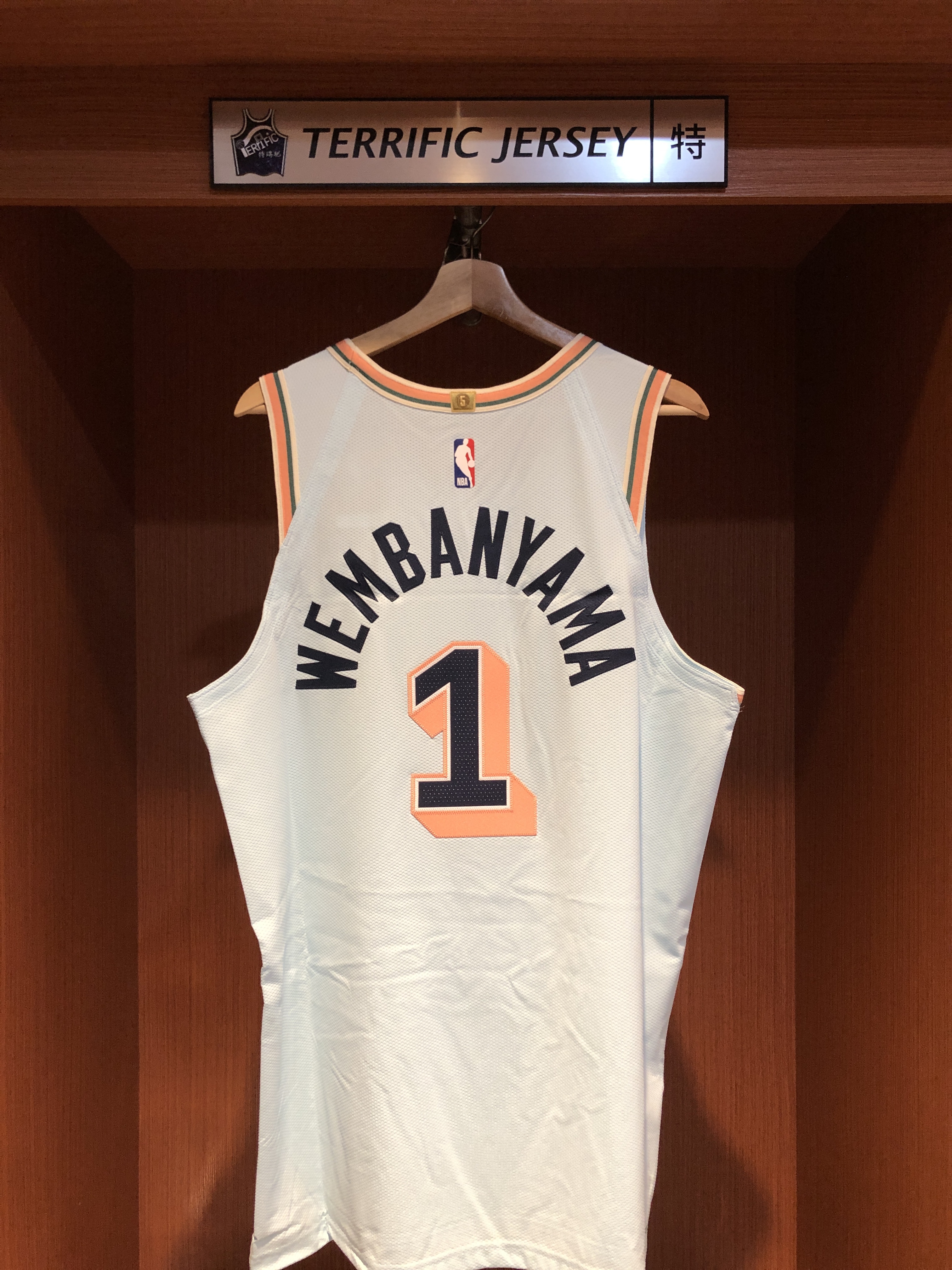 NBA球衣 Victor Wembanyama 聖安東尼奧馬刺城市 City Nike Authentic 球員版 電繡 全新