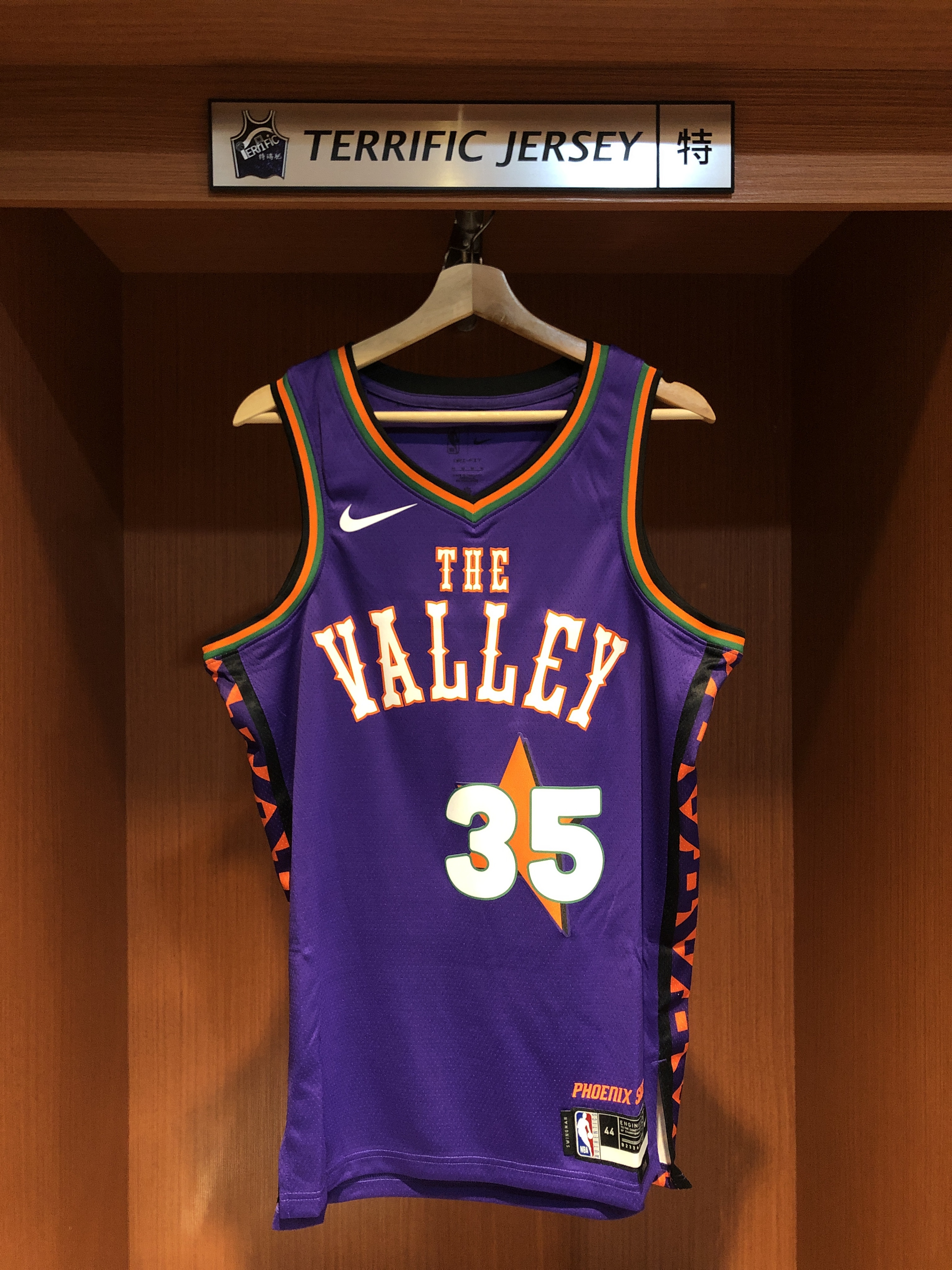 NBA球衣 Kevin Durant 鳳凰城太陽城市 City Nike Swingman 球迷版 熱轉印 全新