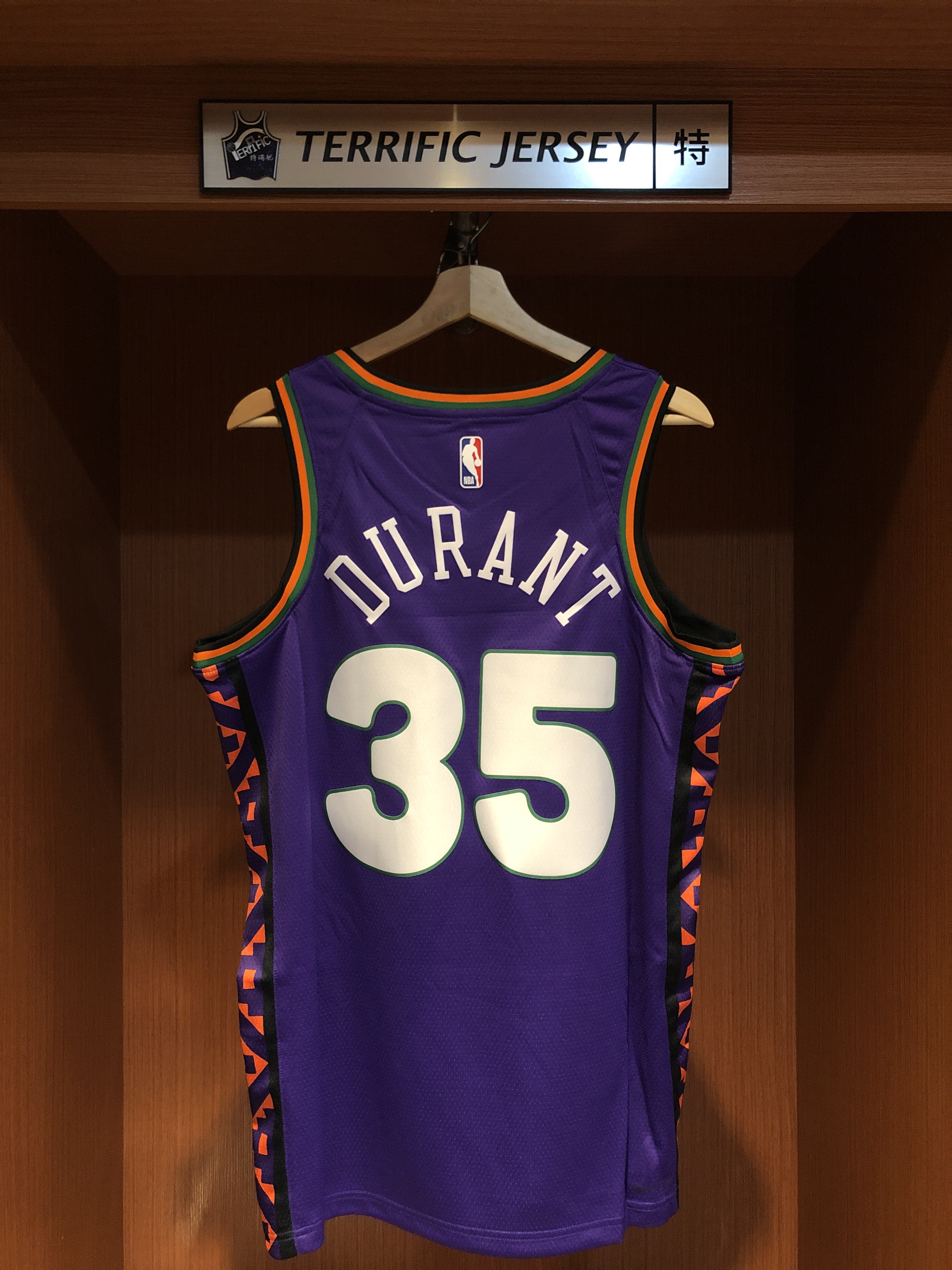 NBA球衣 Kevin Durant 鳳凰城太陽城市 City Nike Swingman 球迷版 熱轉印 全新