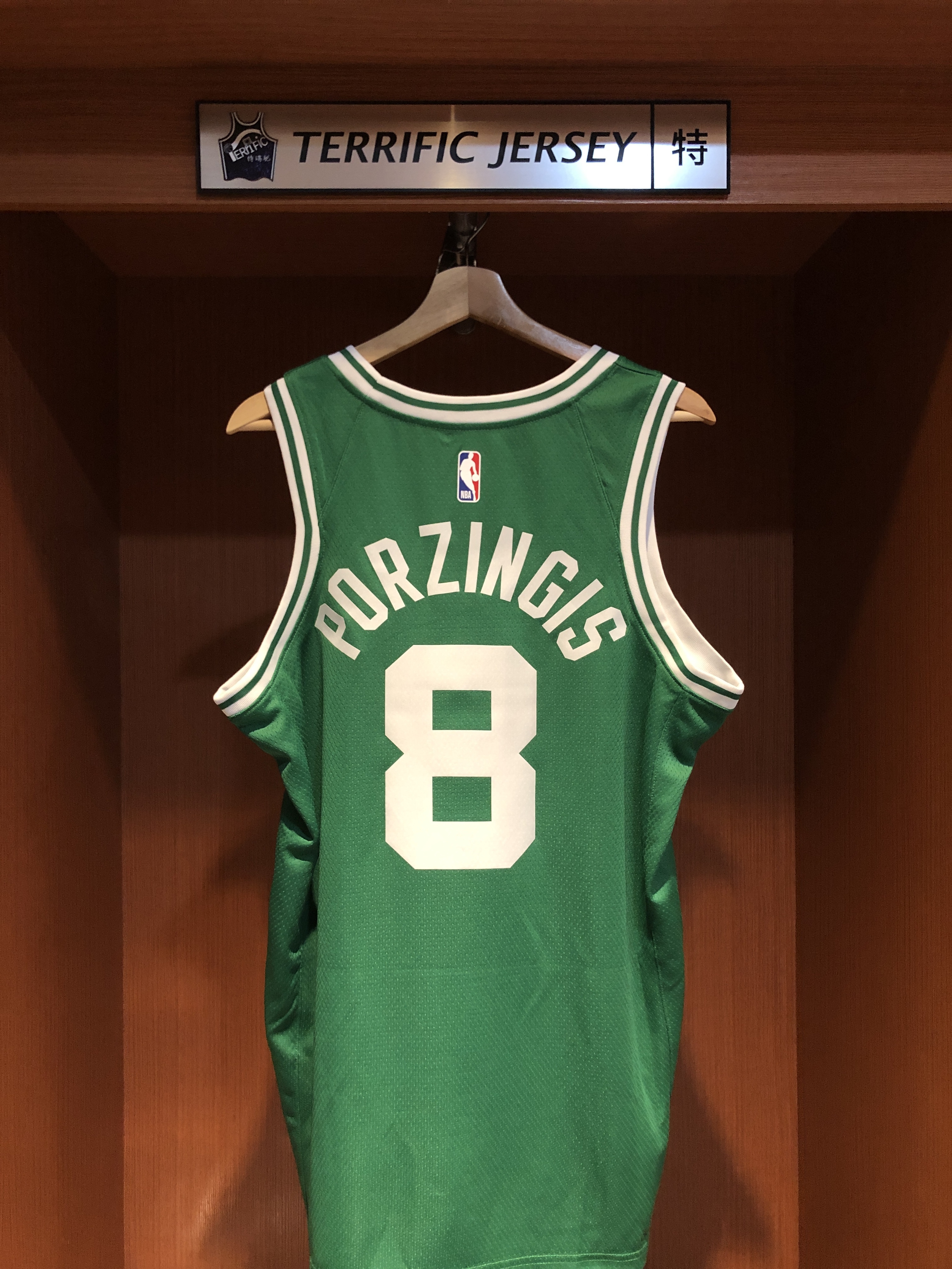 NBA球衣 Kristaps Porzingis 波士頓賽爾提克綠 Icon Nike Swingman 球迷版 熱轉印 全新