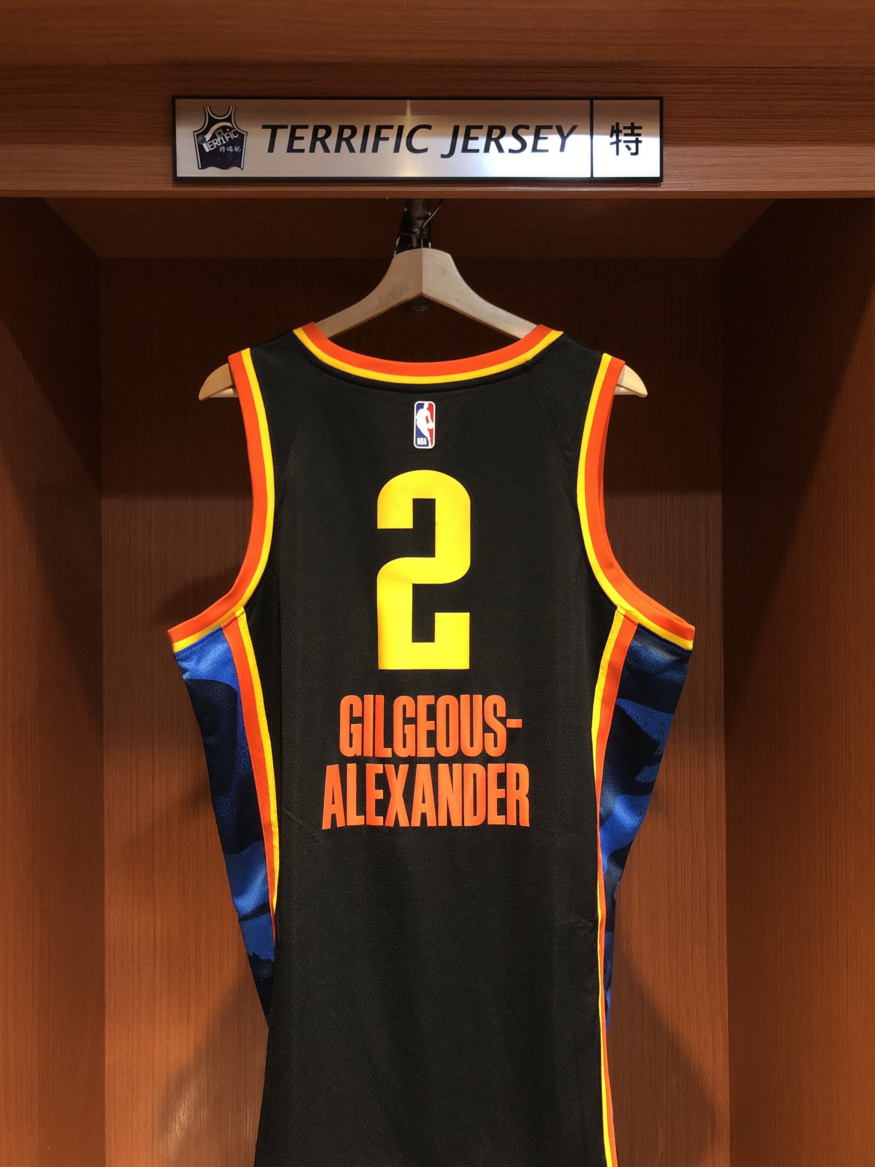 NBA球衣 Shai Gilgeous-Alexander 奧克拉荷馬雷霆城市 City Nike Swingman 球迷版 熱轉印 全新