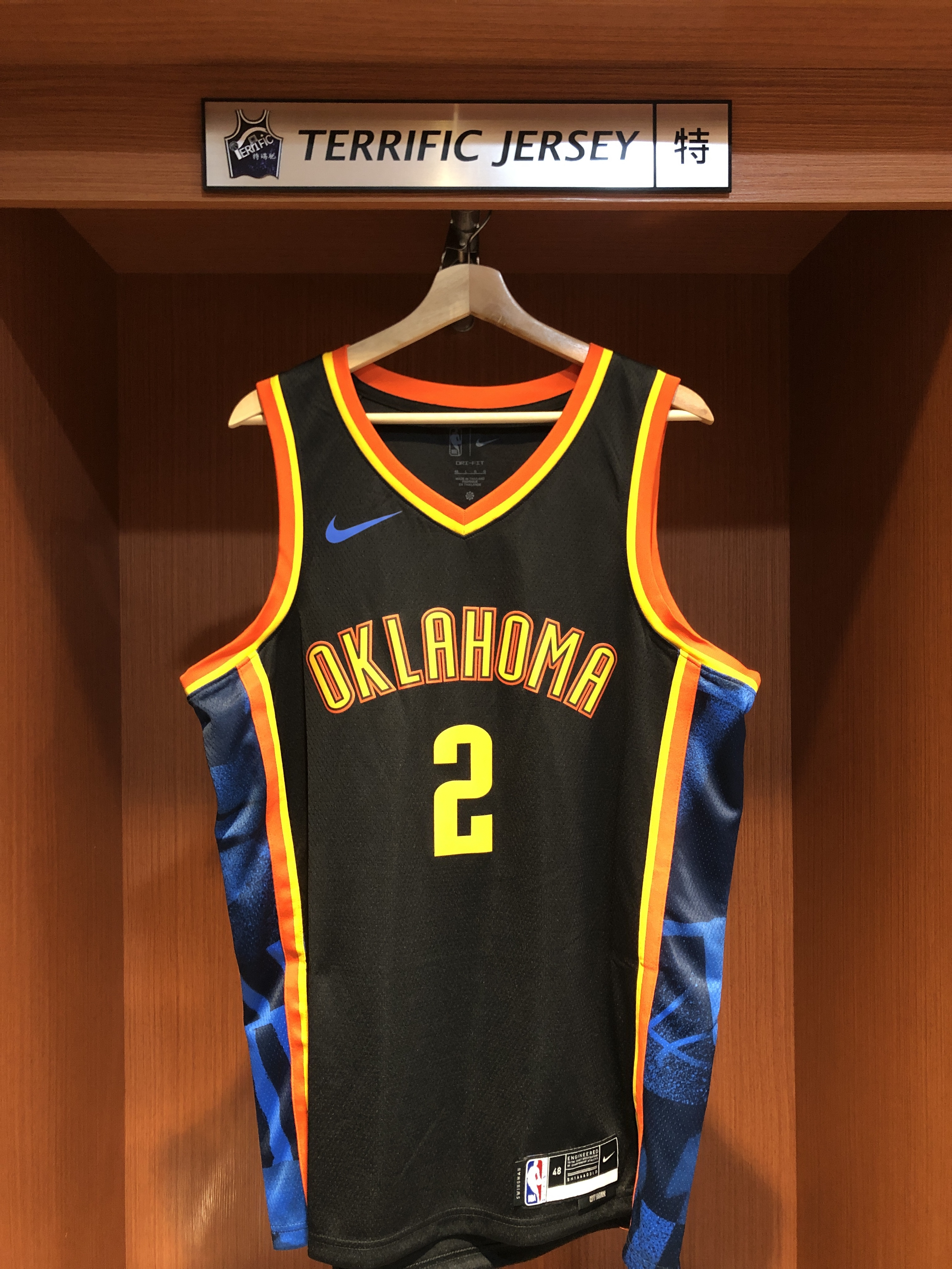 NBA球衣 Shai Gilgeous-Alexander 奧克拉荷馬雷霆城市 City Nike Swingman 球迷版 熱轉印 全新