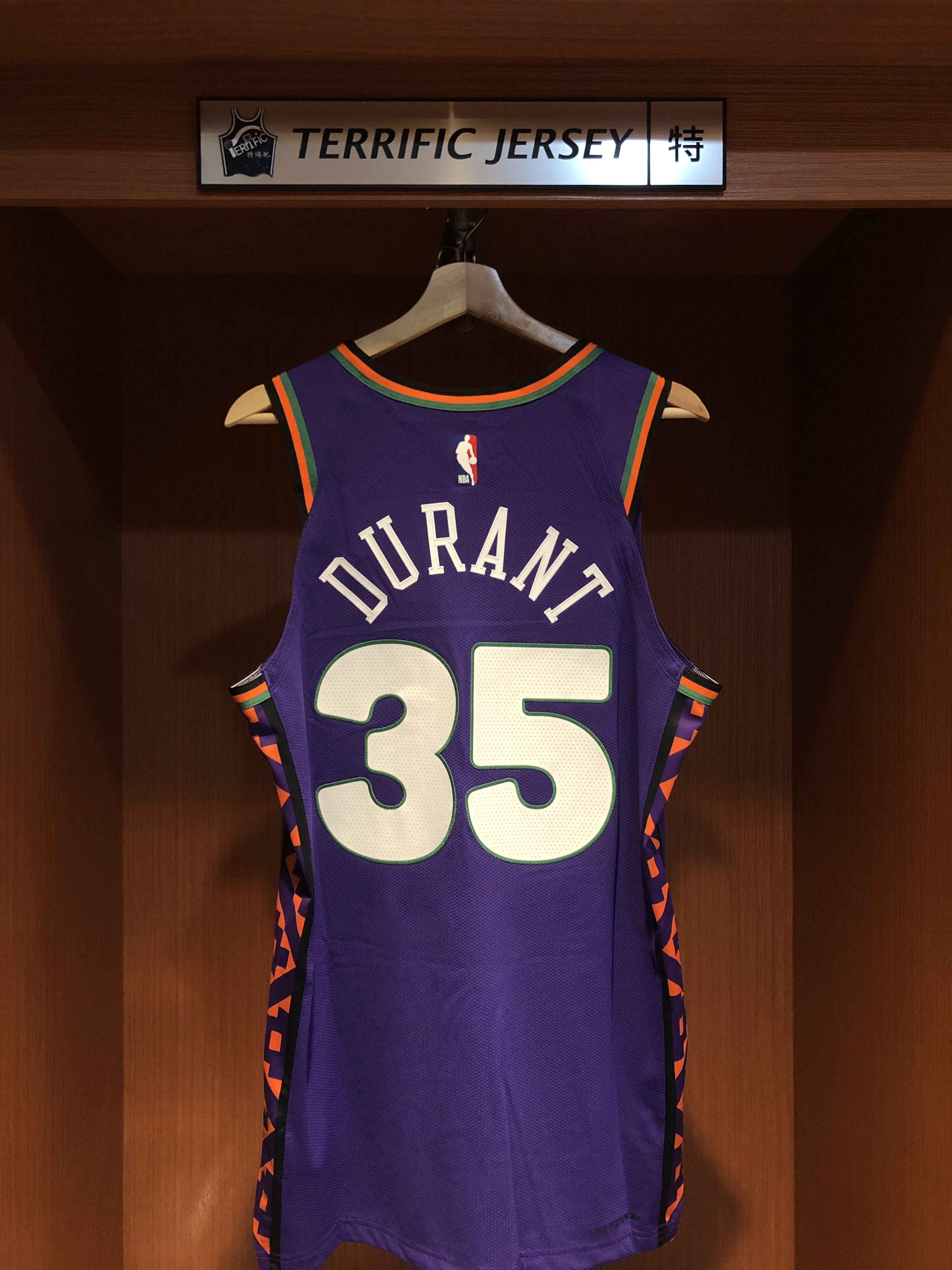 NBA球衣 Kevin Durant 鳳凰城太陽城市 City Nike Authentic 球員版 電繡 全新