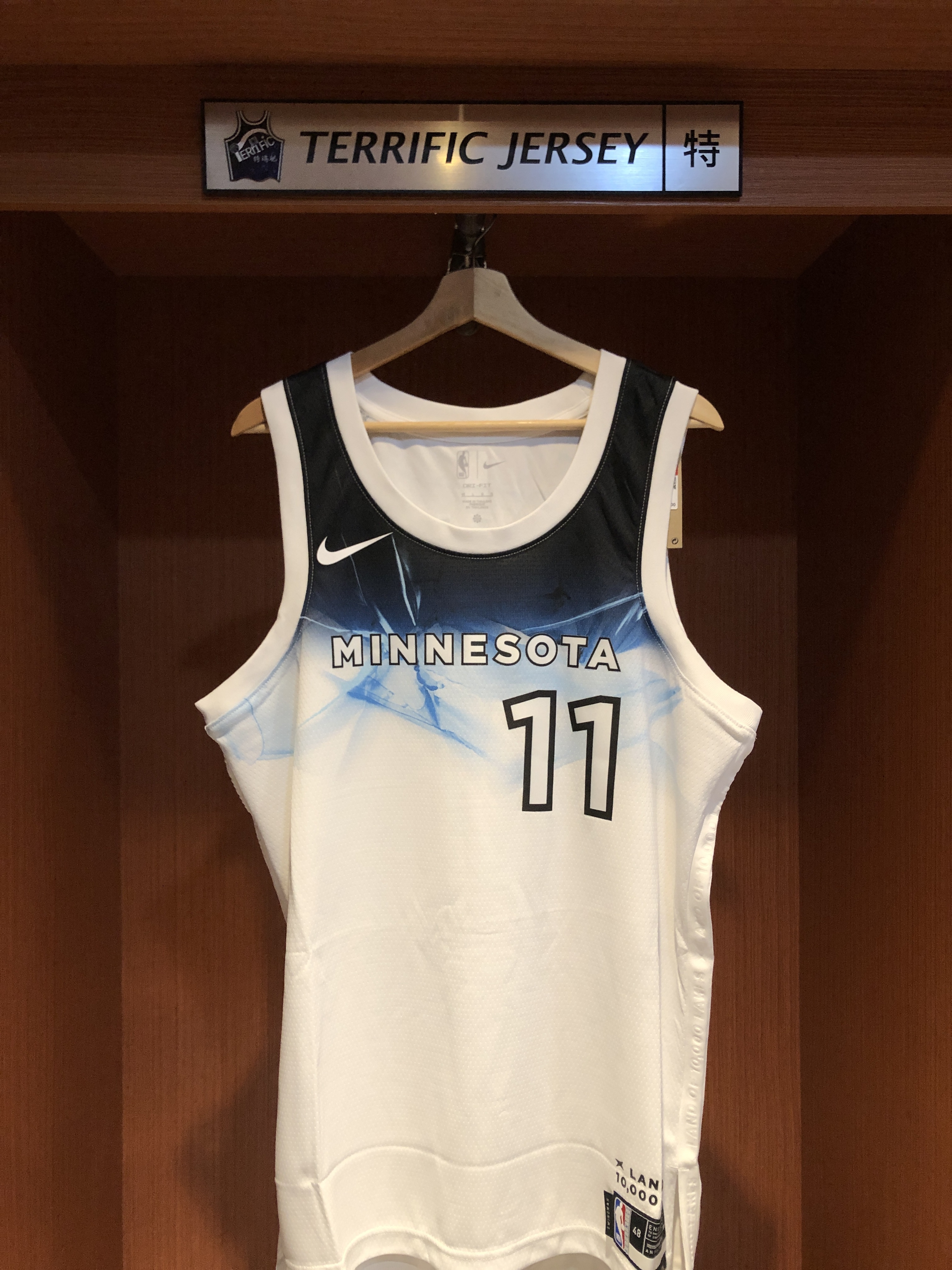 NBA球衣 Naz Reid 明尼蘇達灰狼城市 City Nike Swingman 球迷版 熱轉印 全新