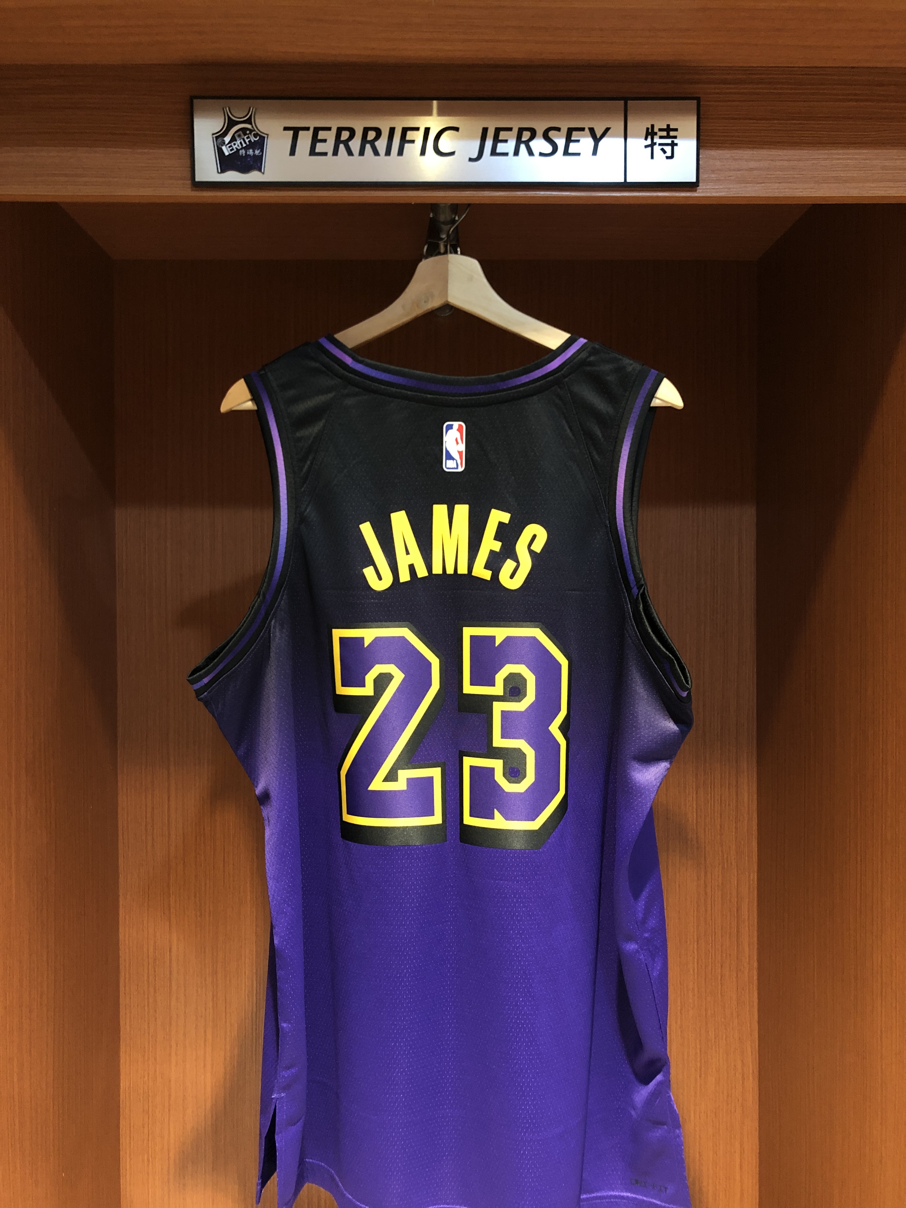 NBA球衣 Lebron James 洛杉磯湖人城市 City Nike Swingman 球迷版 熱轉印 全新