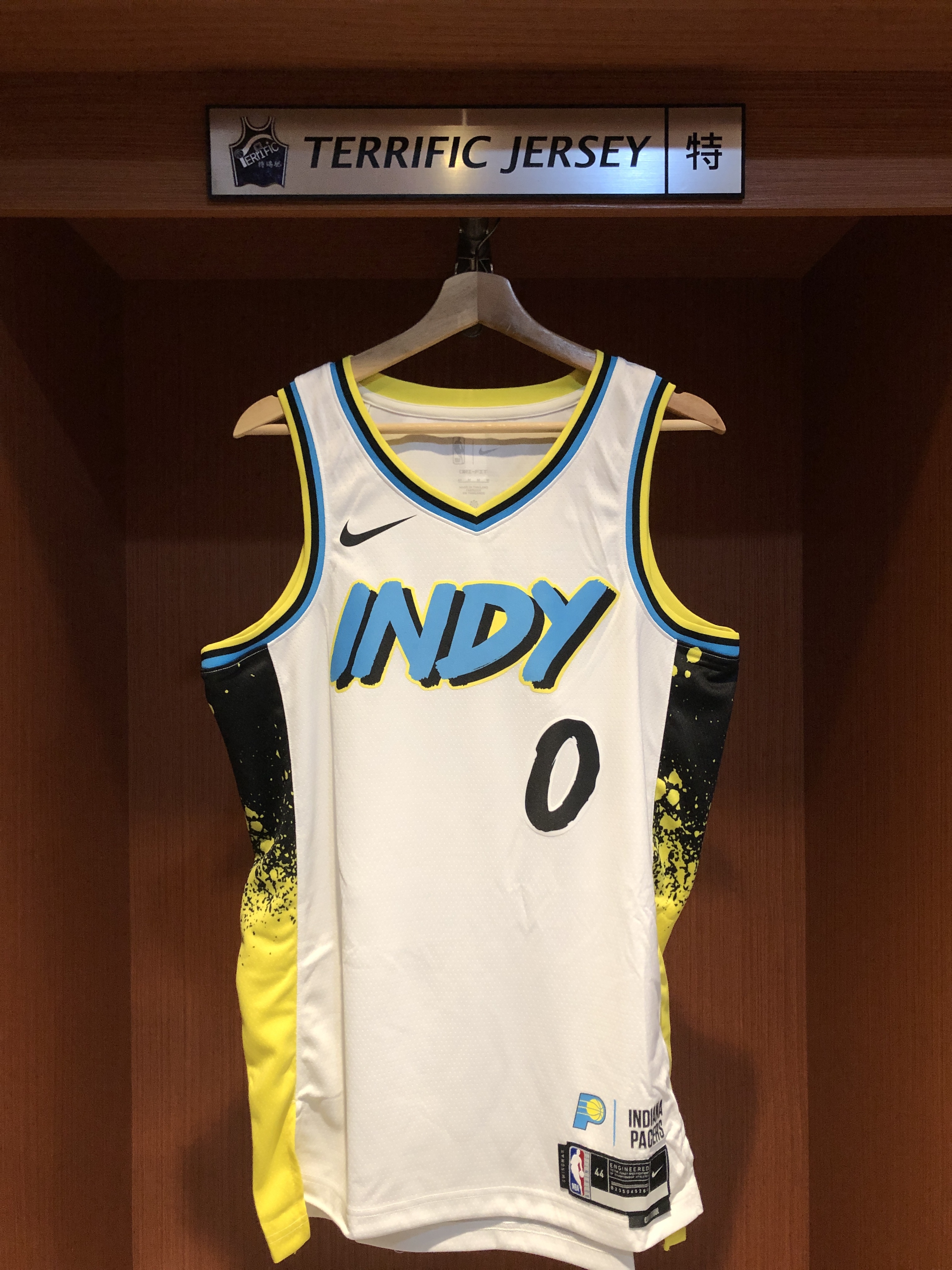 NBA球衣 Tyrese Haliburton 印第安那溜馬城市 City Nike Swingman 球迷版 熱轉印 全新