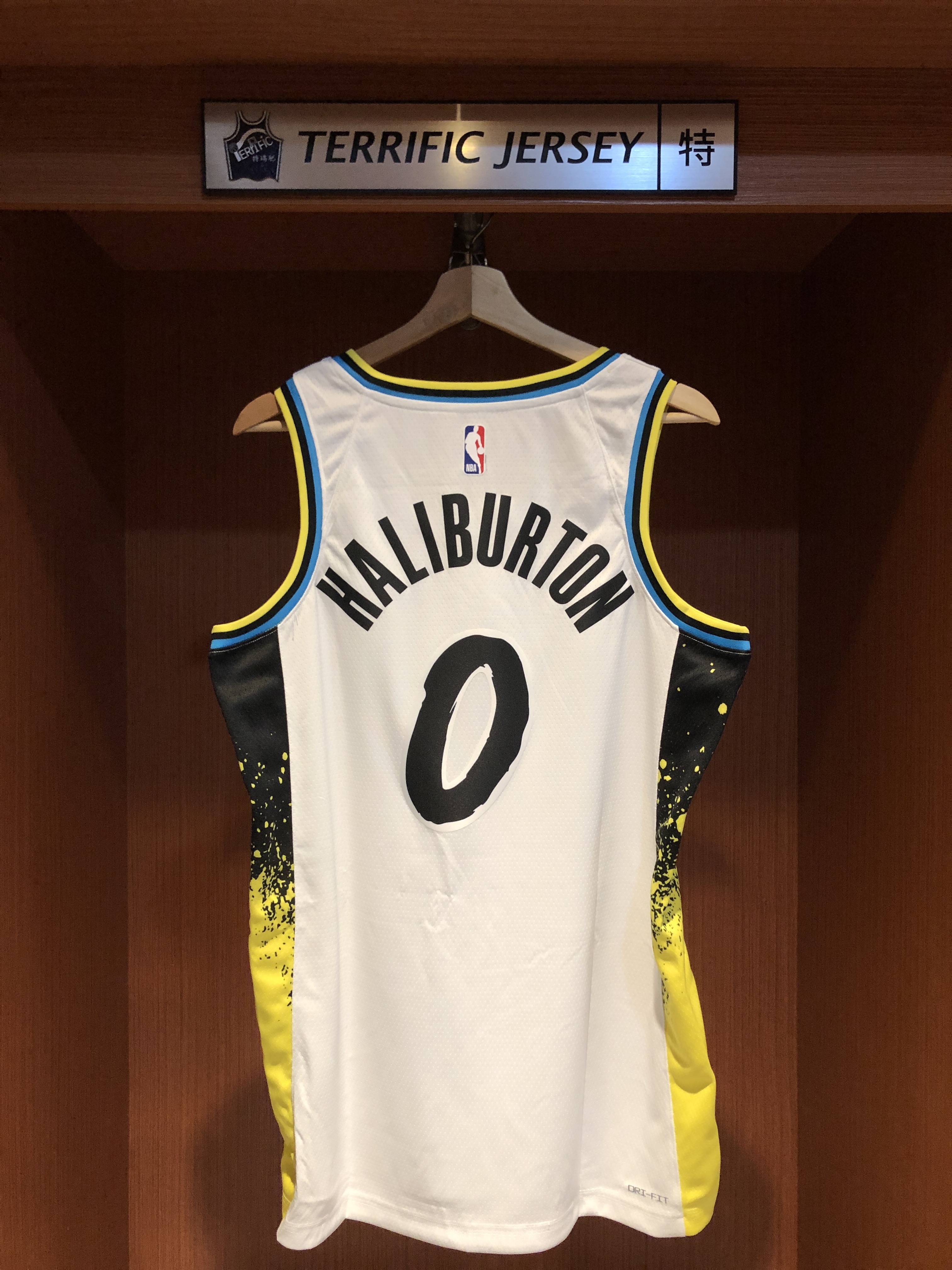 NBA球衣 Tyrese Haliburton 印第安那溜馬城市 City Nike Swingman 球迷版 熱轉印 全新