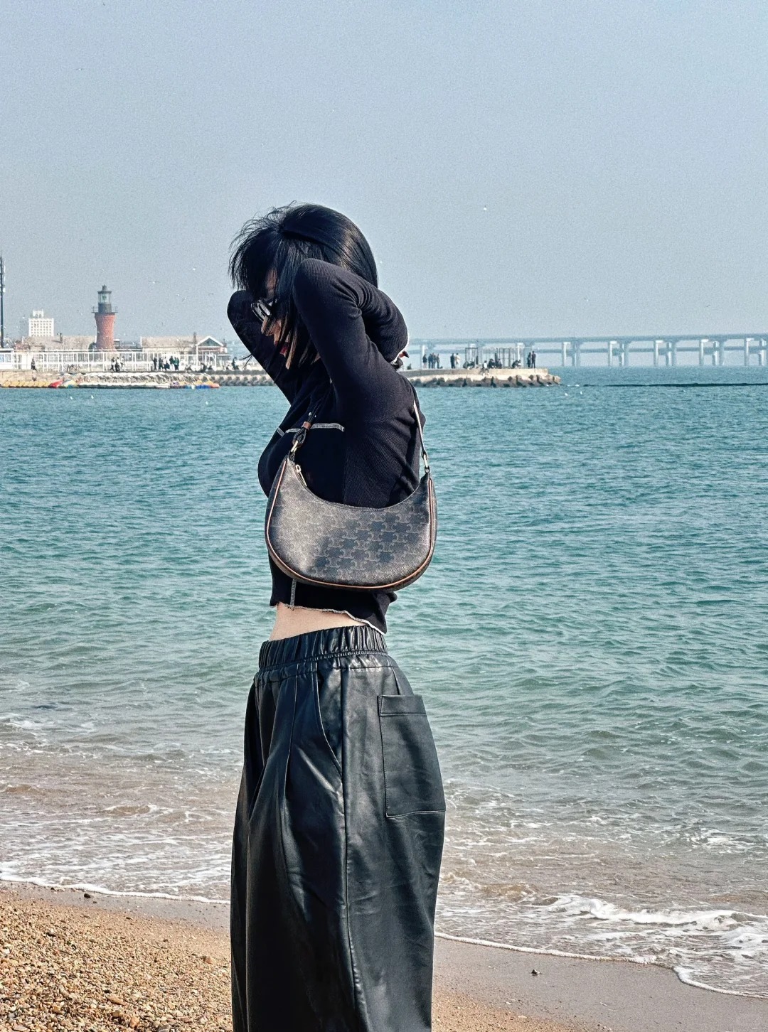 Celine Ava 老花半月腋下包