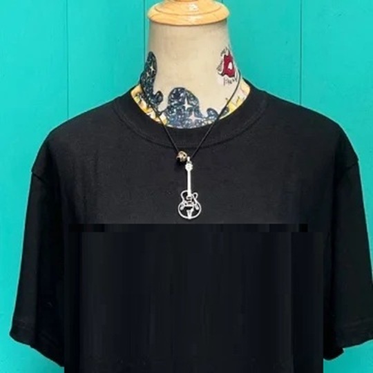 BIG BLACK MARIA (BBM) MEXICAN SKULL AND ELECTRIC ACOUSTIC GUITAR NECKLACE - PRE ORDER ITEM (預訂中)