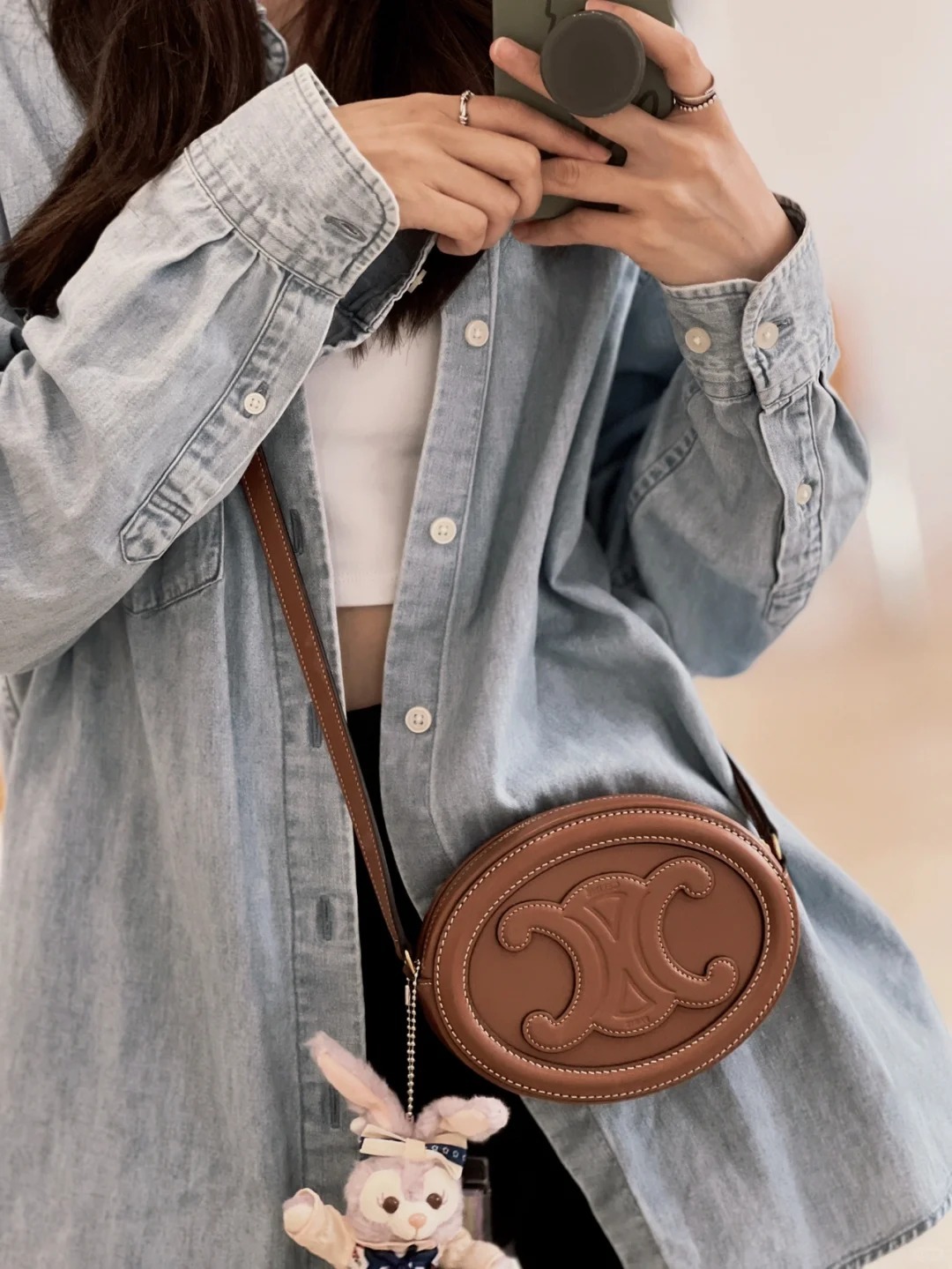 Celine Cuir Triomphe 月餅圓餅包