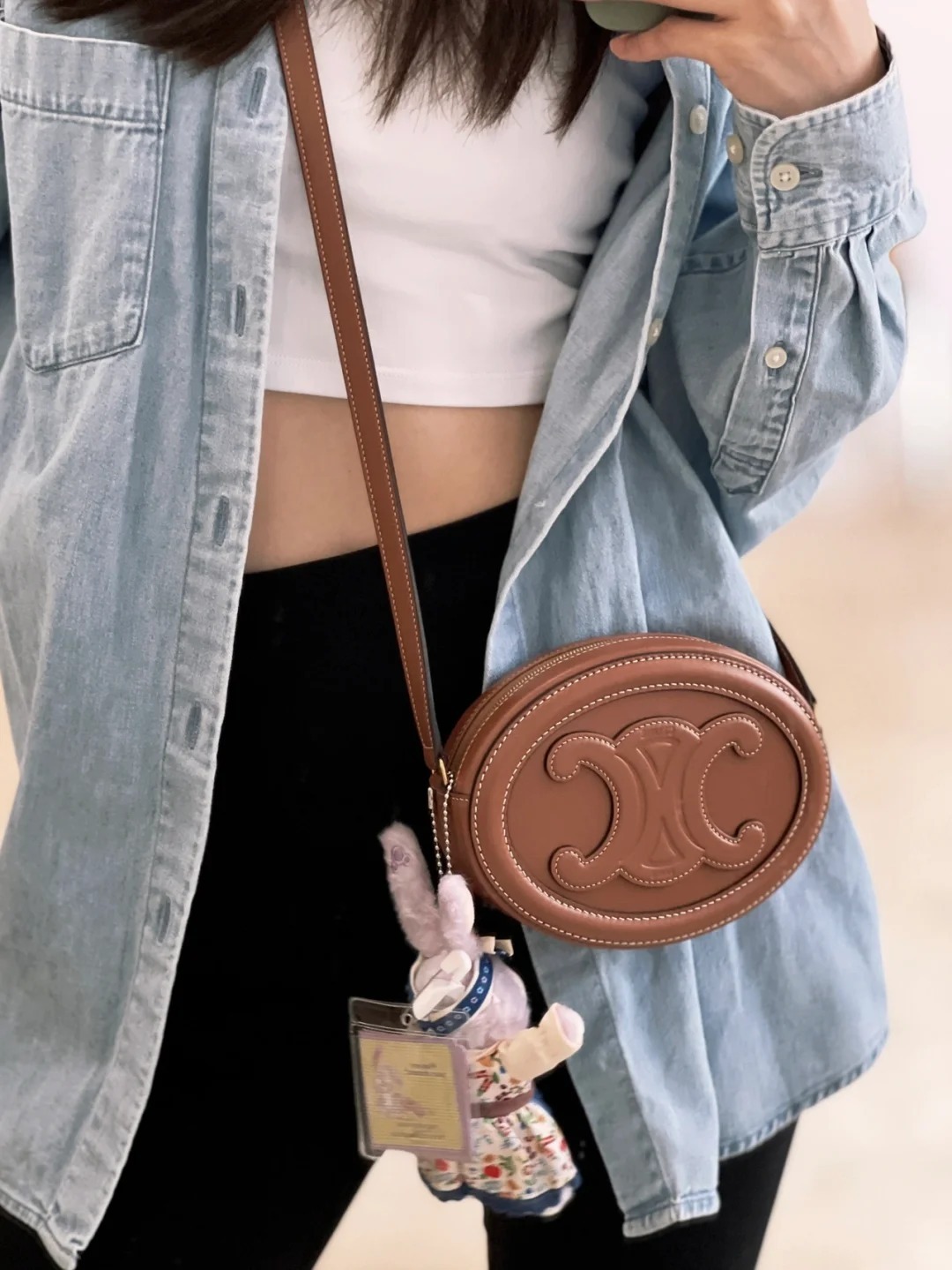 Celine Cuir Triomphe 月餅圓餅包