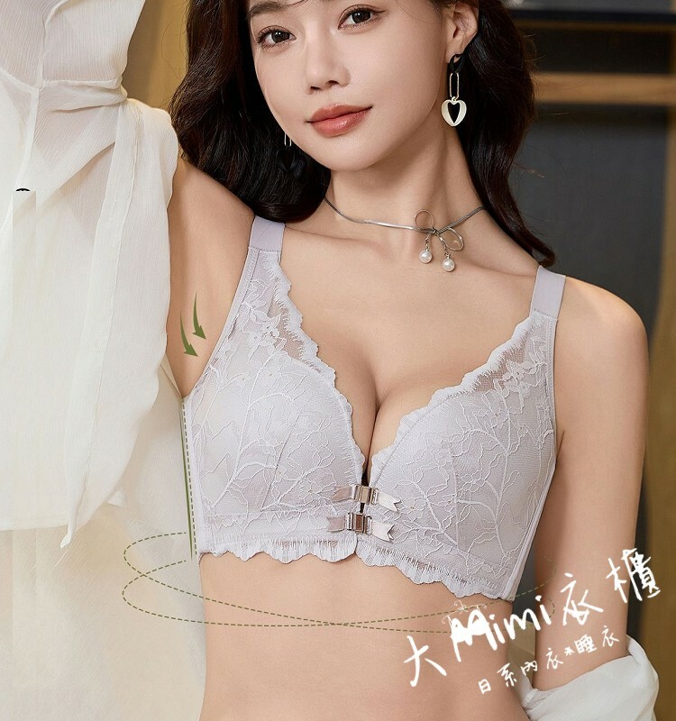 雙磁前扣大罩杯內衣-單內衣