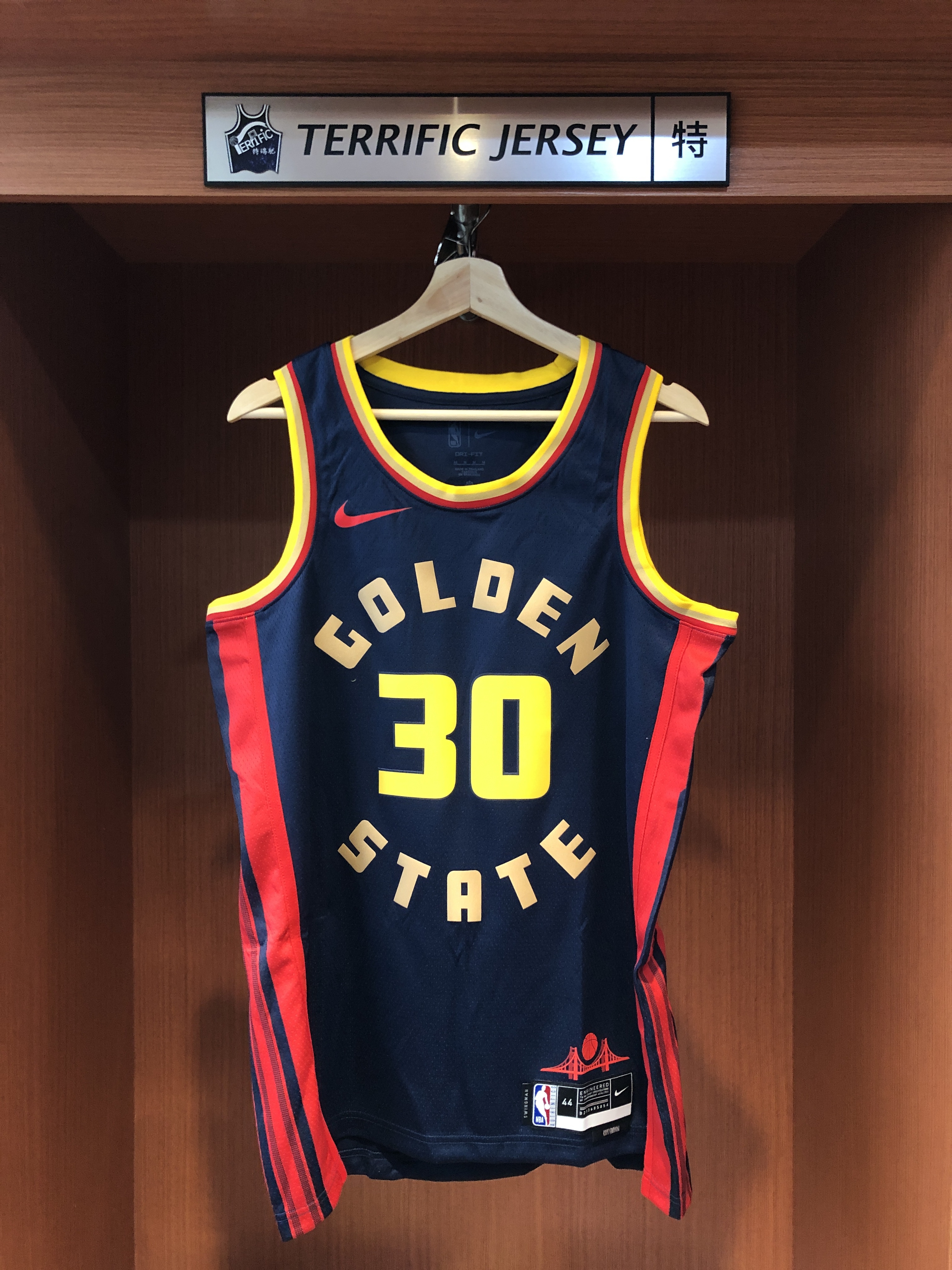 NBA球衣 Stephen Curry 金州勇士城市 深藍 City Nike Swingman 球迷版 熱轉印 全新