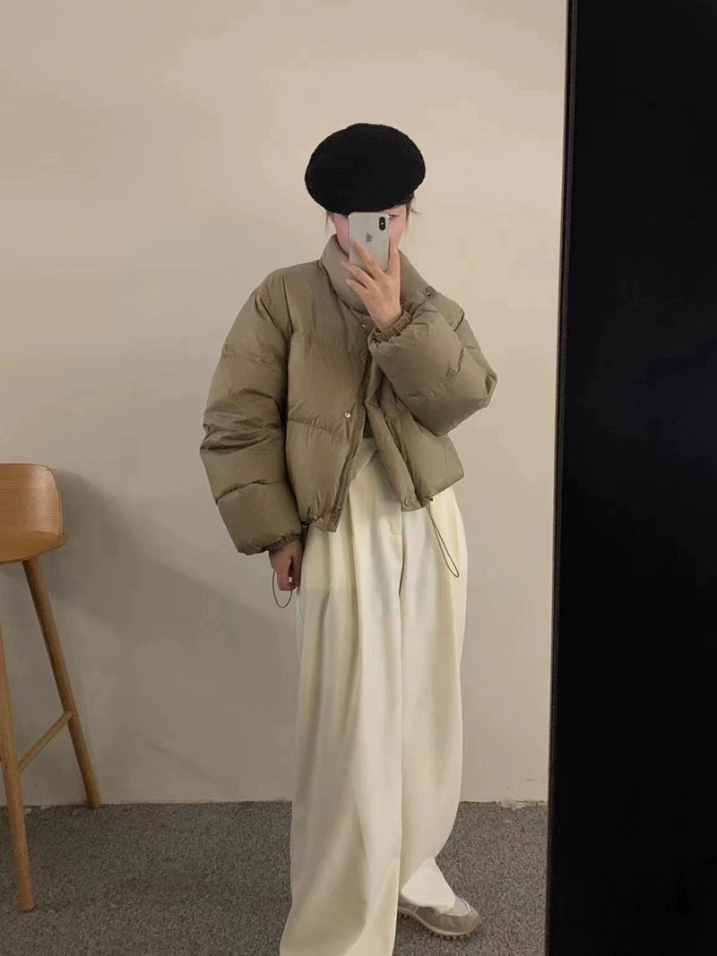 ᴷᴼᴿᴱᴬ 正韓🇰🇷秋冬法式慵懶短版羽絨外套(七色)