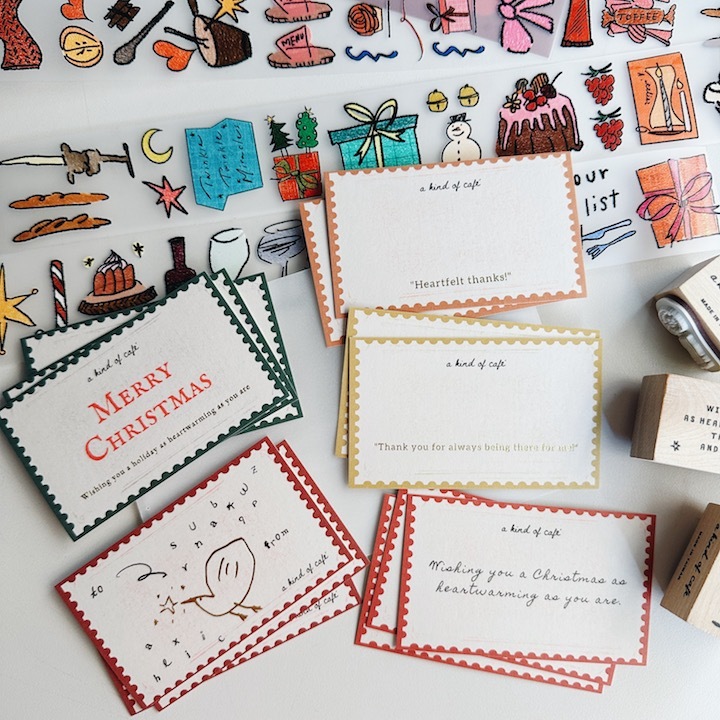 聖誕冬季 感謝萬用小卡組合 15入｜什物 A KIND OF CAFE