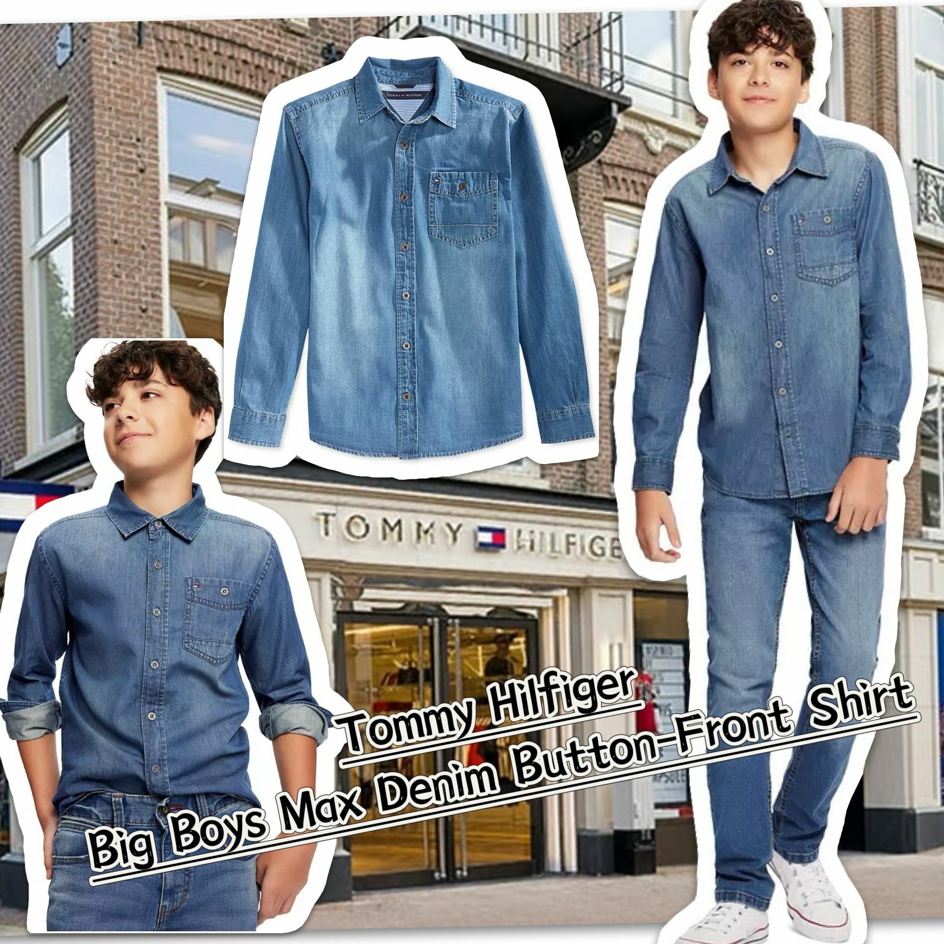 【預購】TOMMY HILFIGER G112920 男童襯衫