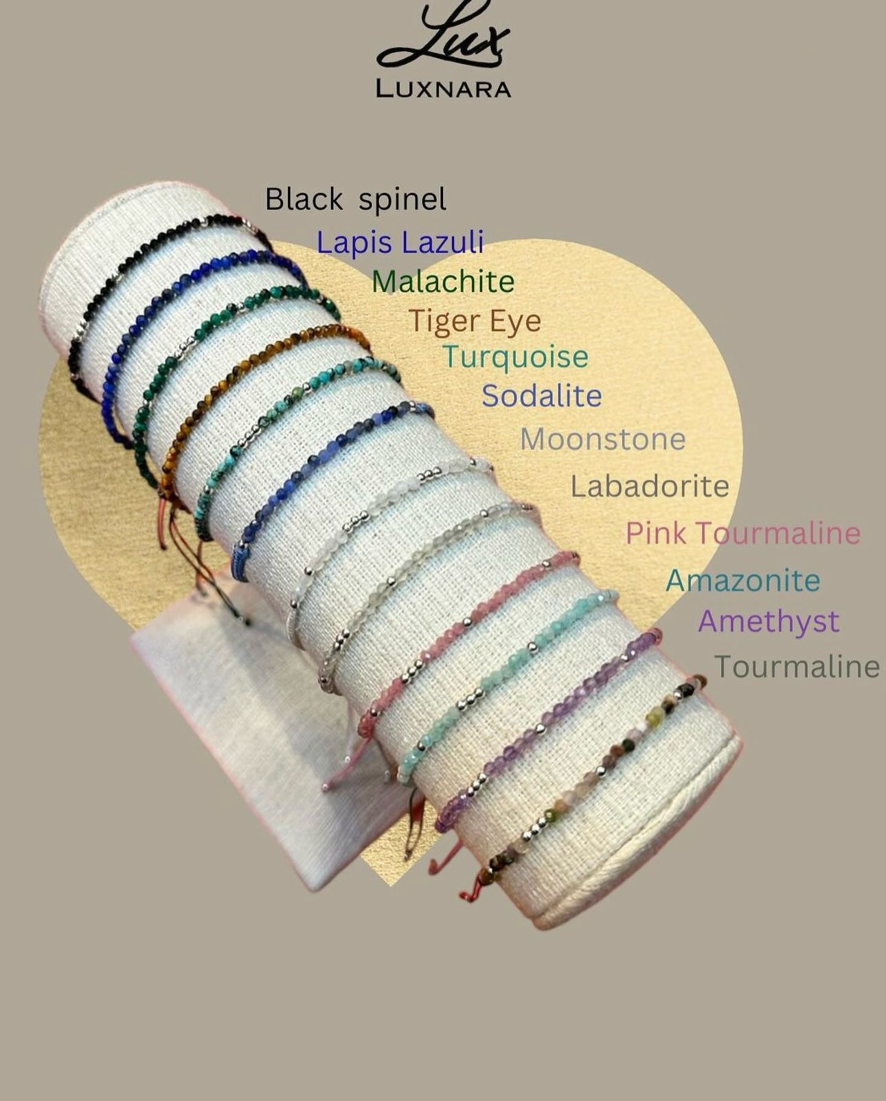 LUXNARA JEWELRY -天然寶石手鏈