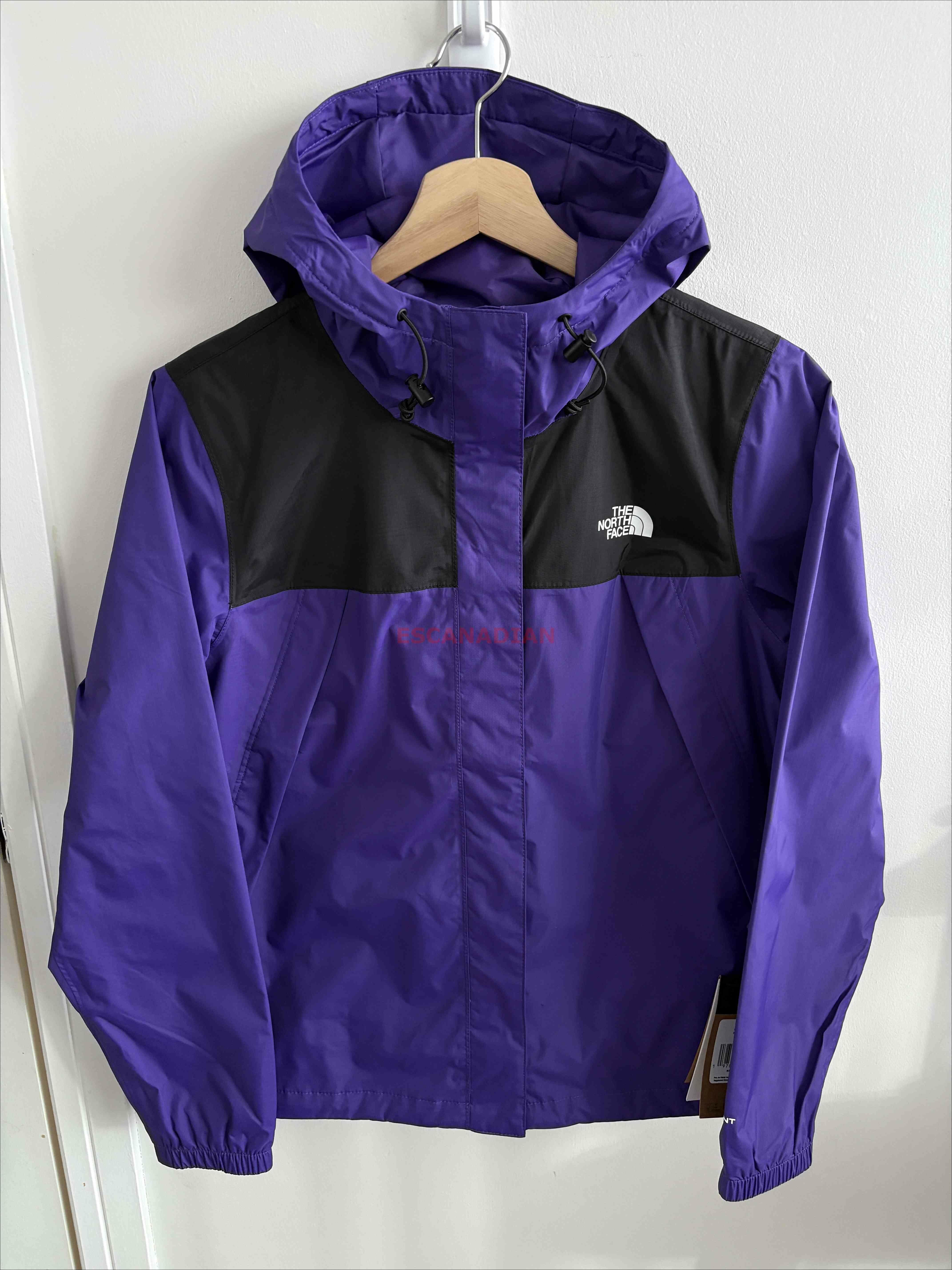 THE NORTH FACE 女大人 Antora 防水 防風 硬挺 內網眼 拚色 連帽 衝鋒衣
