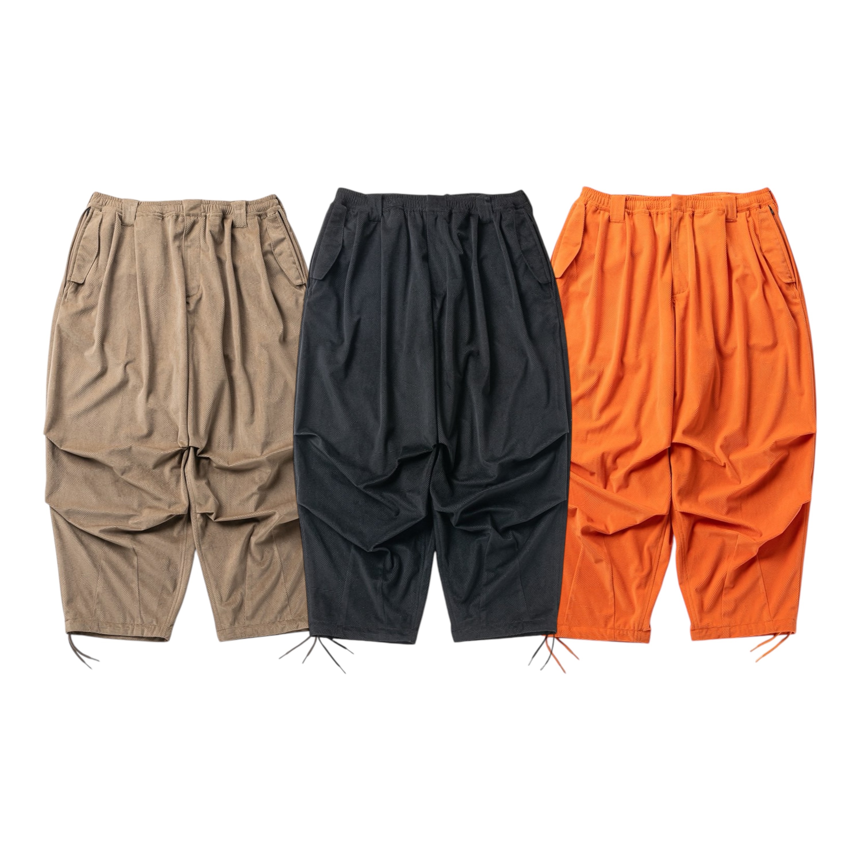 TIGHTBOOTH 24F/W GEOMETRIC CORD SNOW PANTS