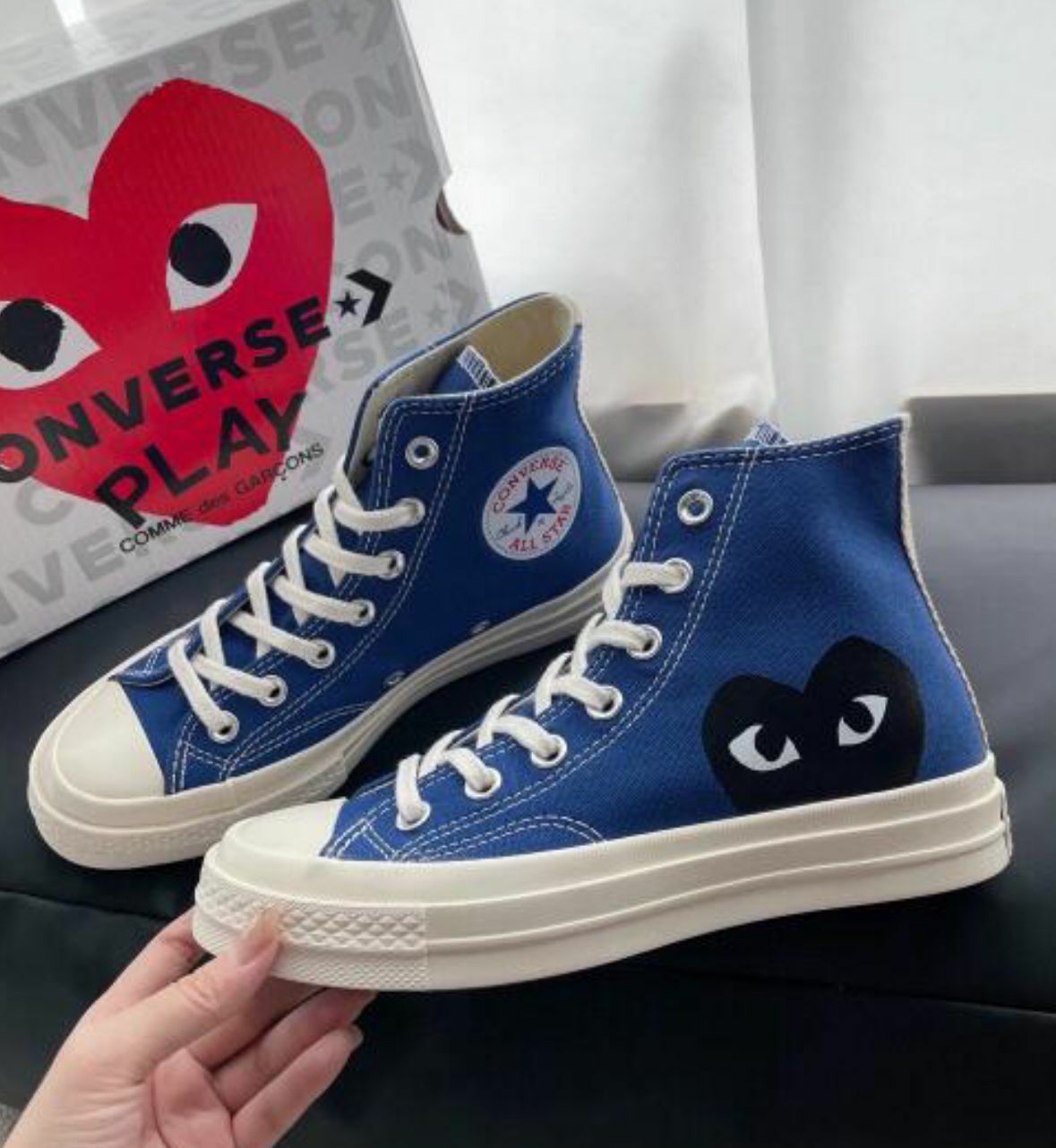 【預購】Converse x PLAY Comme des Garçons G112906 男裝高幫鞋